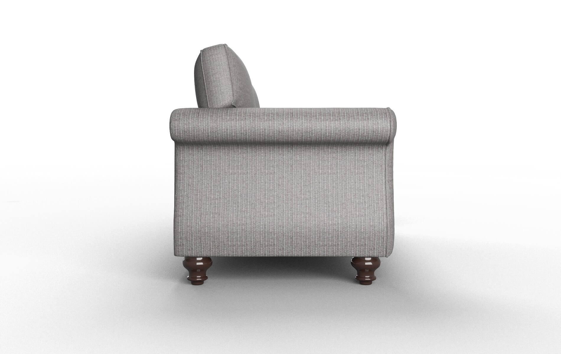 Pisa Terrain Oatmeal Sofa espresso legs 3
