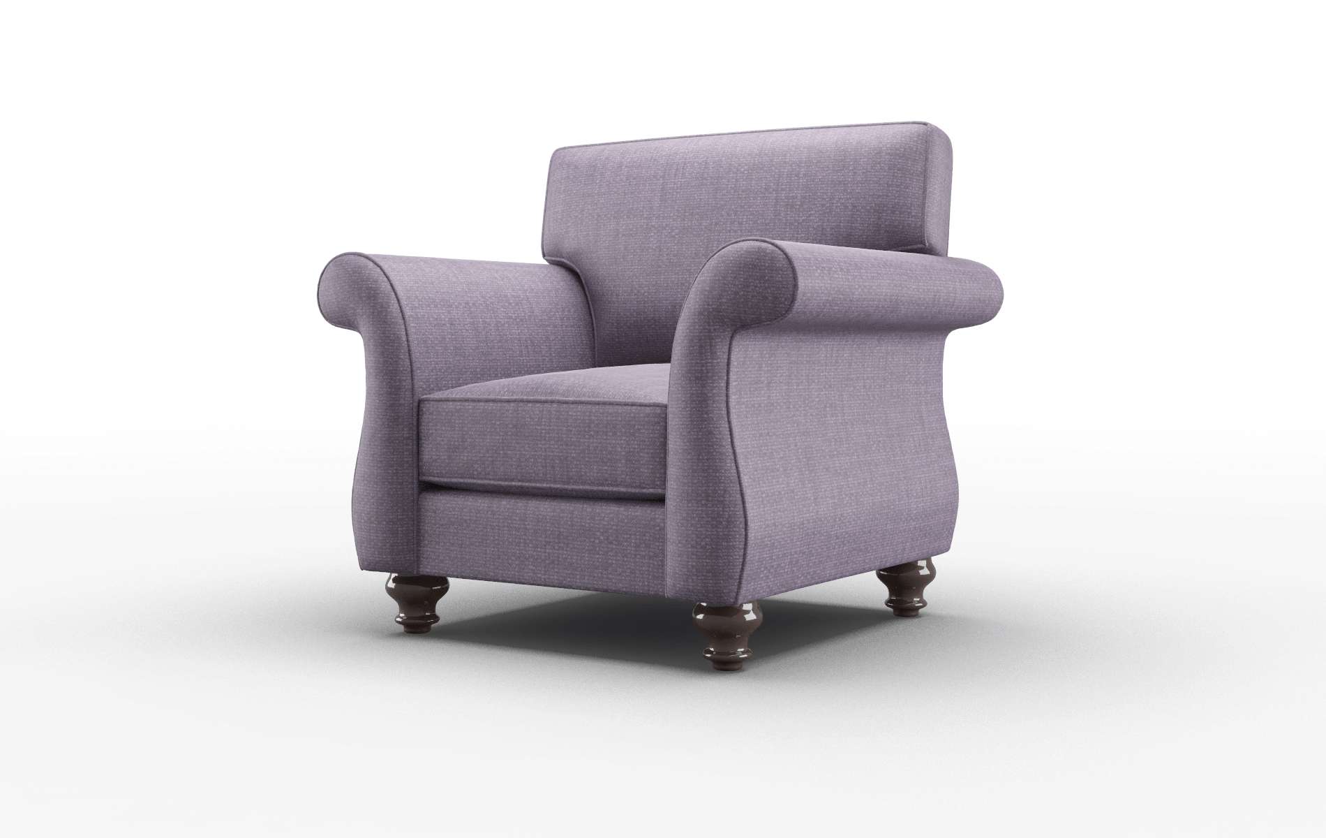 Pisa Tess Blackberry Chair espresso legs 4