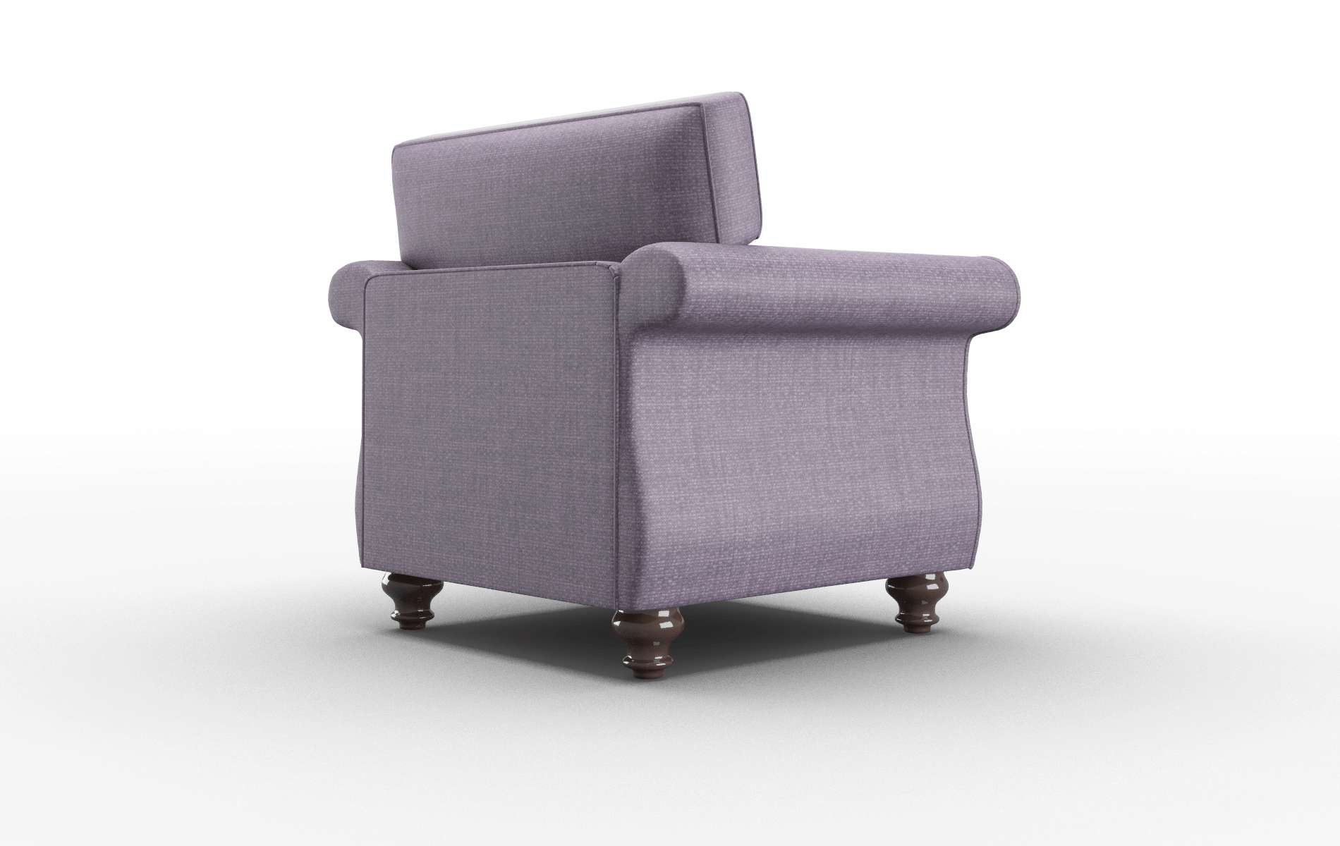 Pisa Tess Blackberry Chair espresso legs 5