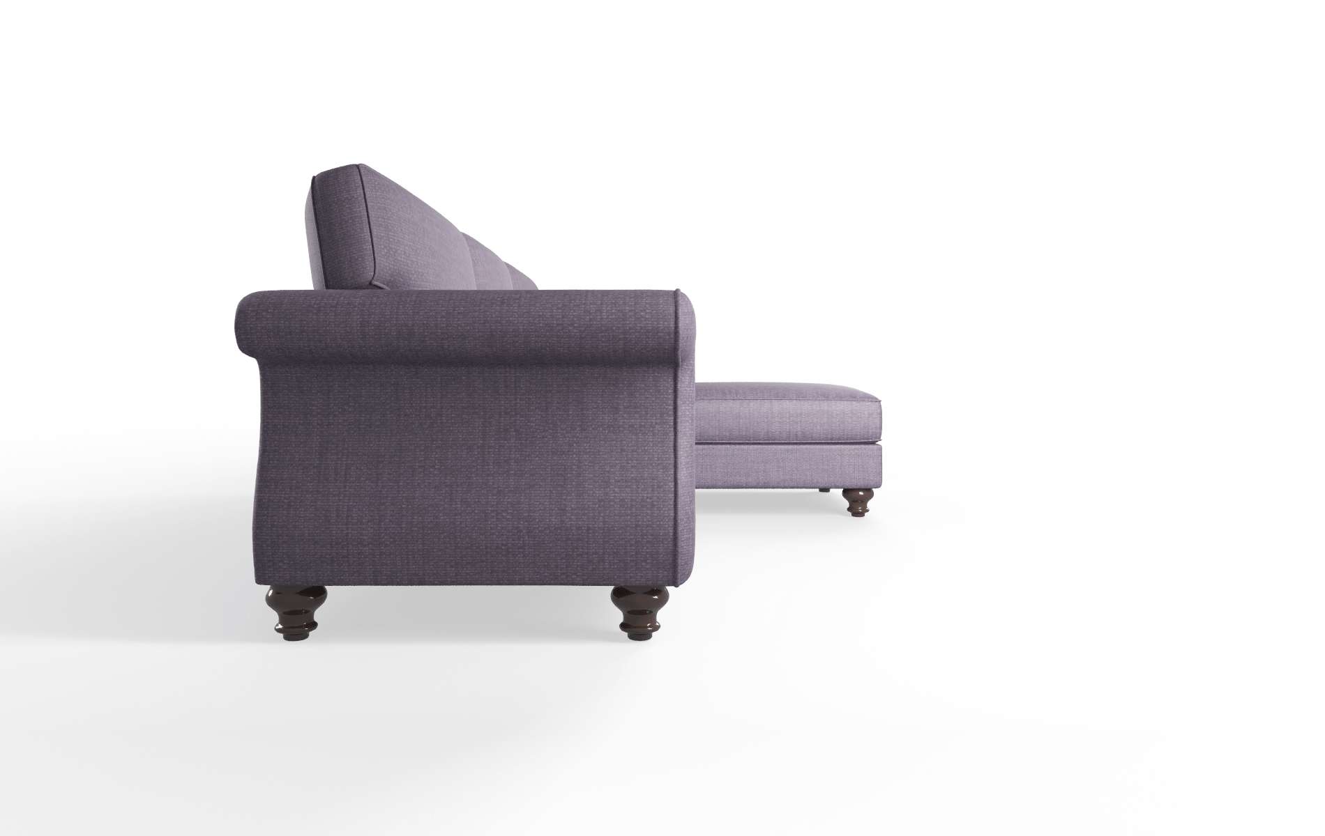 Pisa Tess Blackberry Panel espresso legs 3