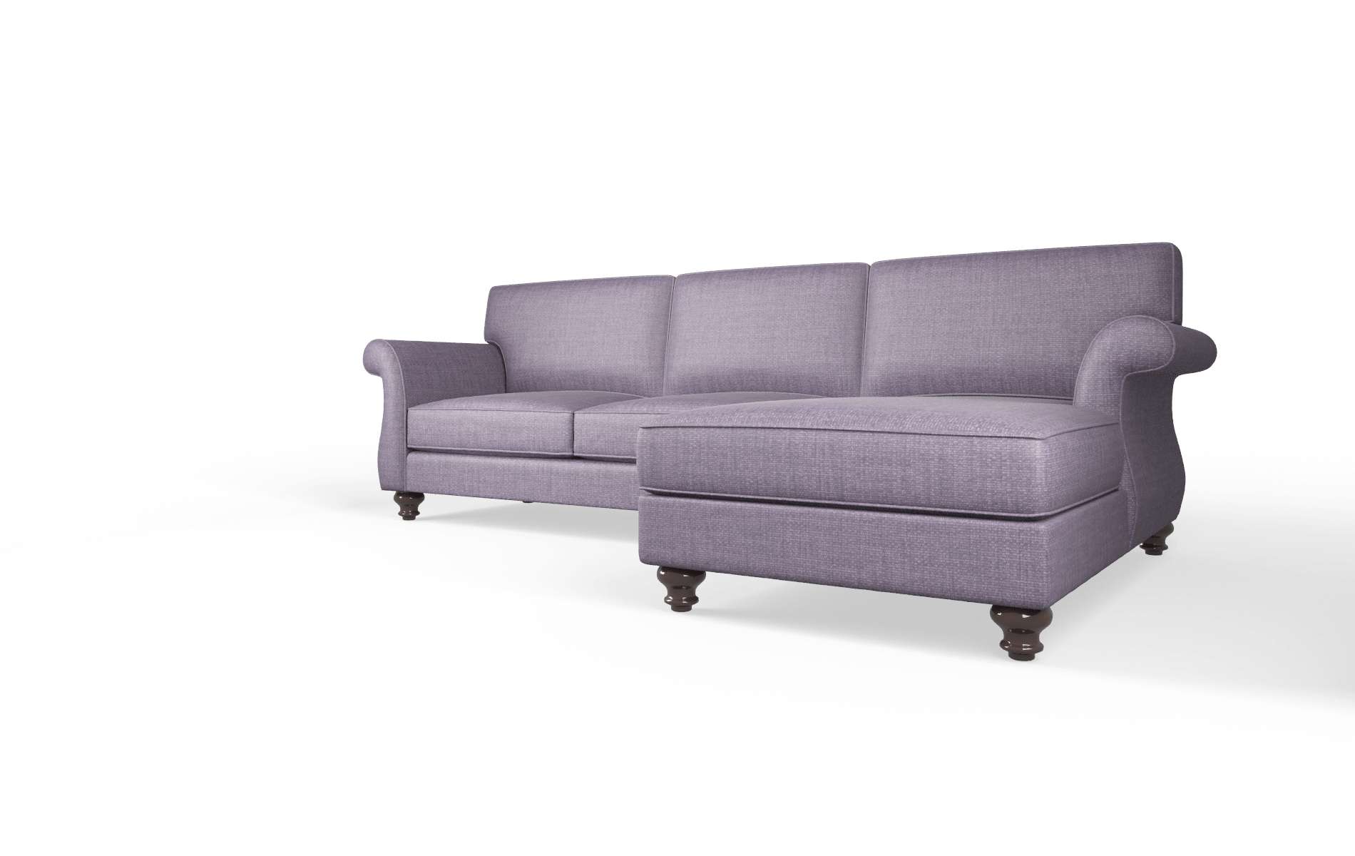 Pisa Tess Blackberry Panel espresso legs 4