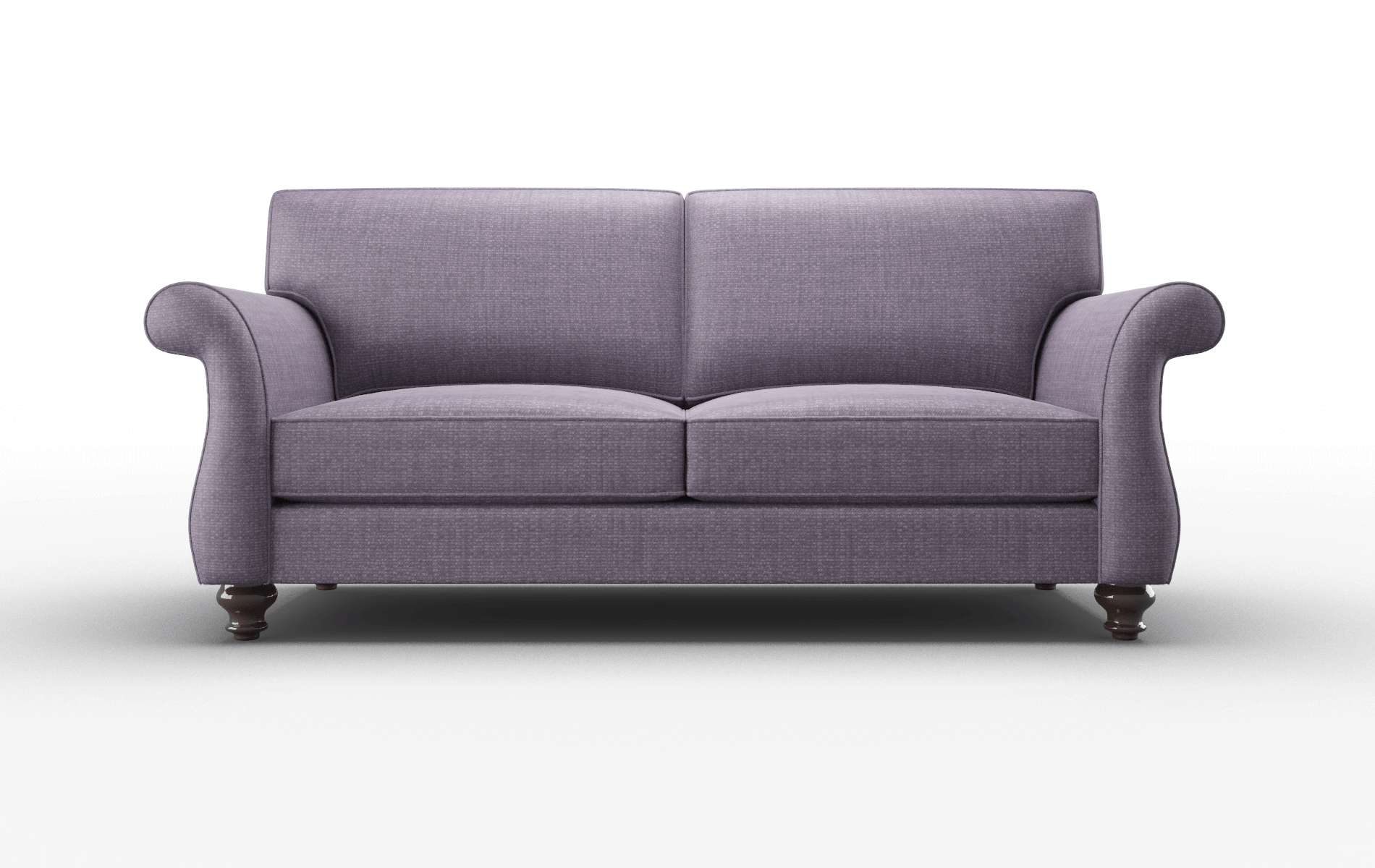 Pisa Tess Blackberry Sofa espresso legs 1