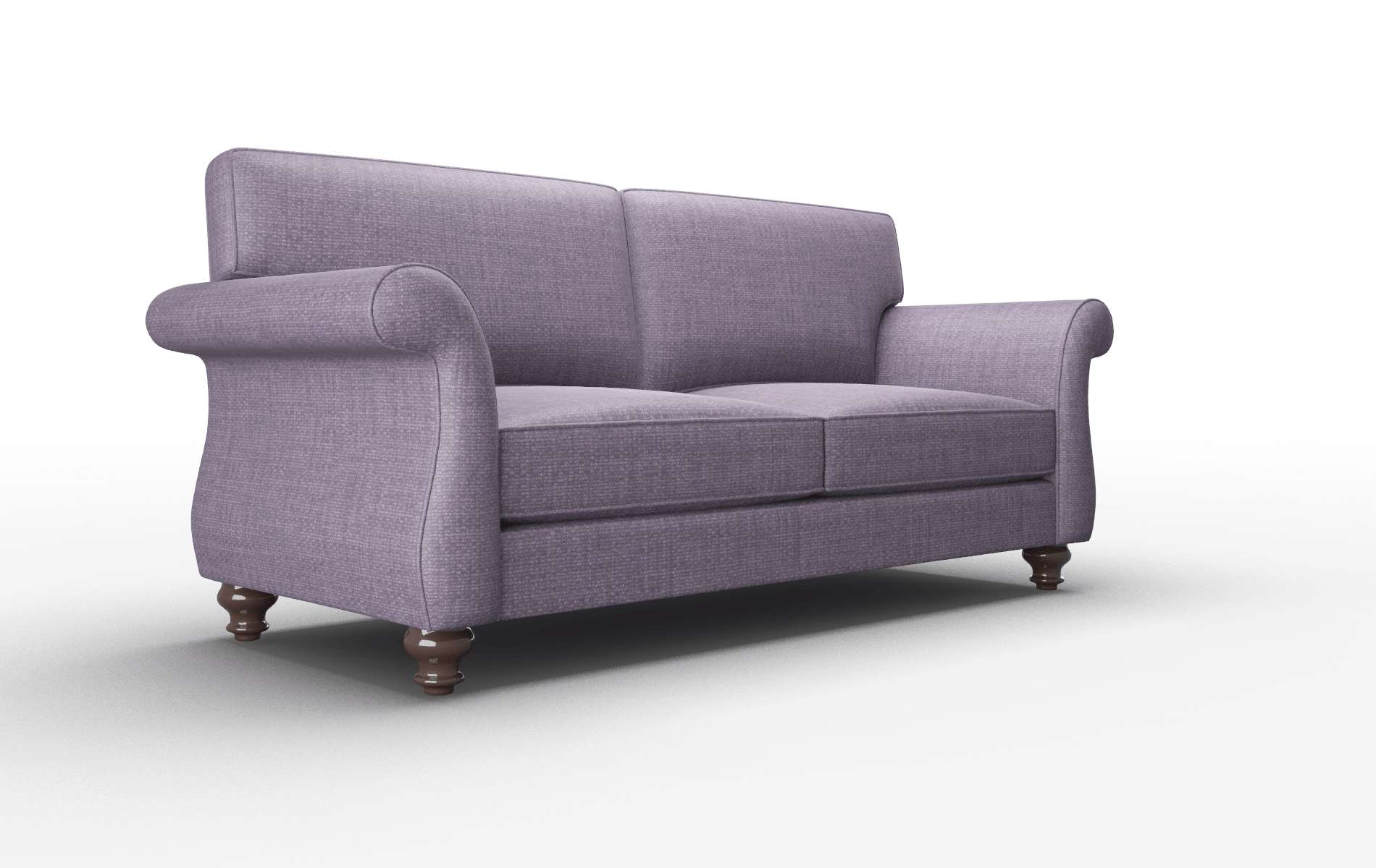 Pisa Tess Blackberry Sofa espresso legs 2