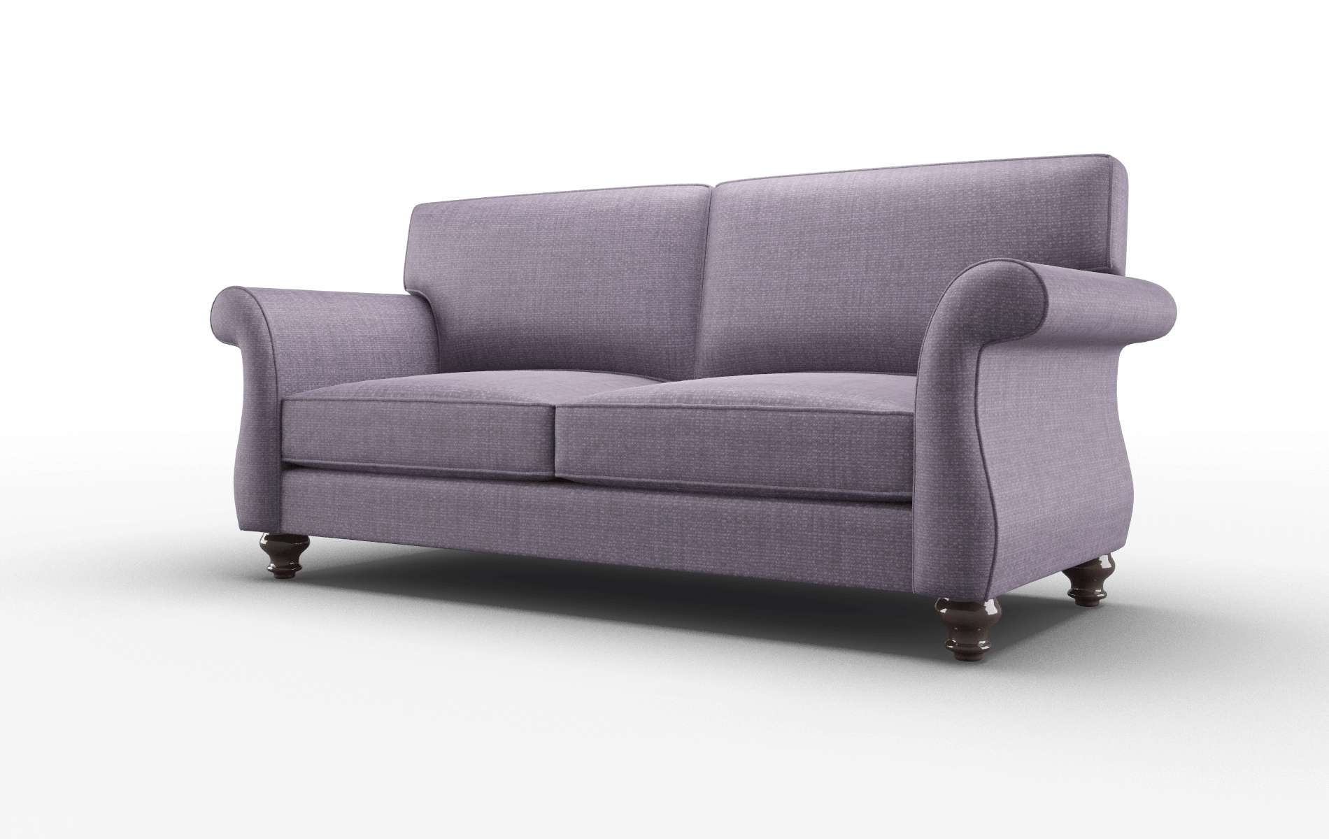 Pisa Tess Blackberry Sofa espresso legs 4