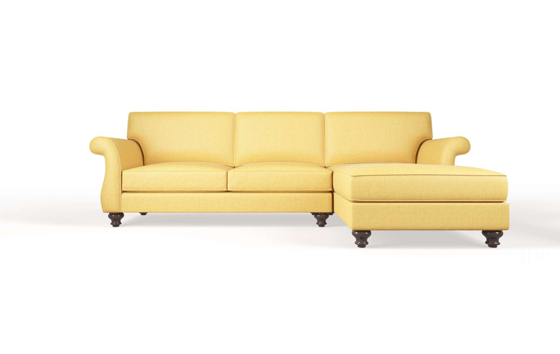 Pisa Tess Turmeric Panel espresso legs 1