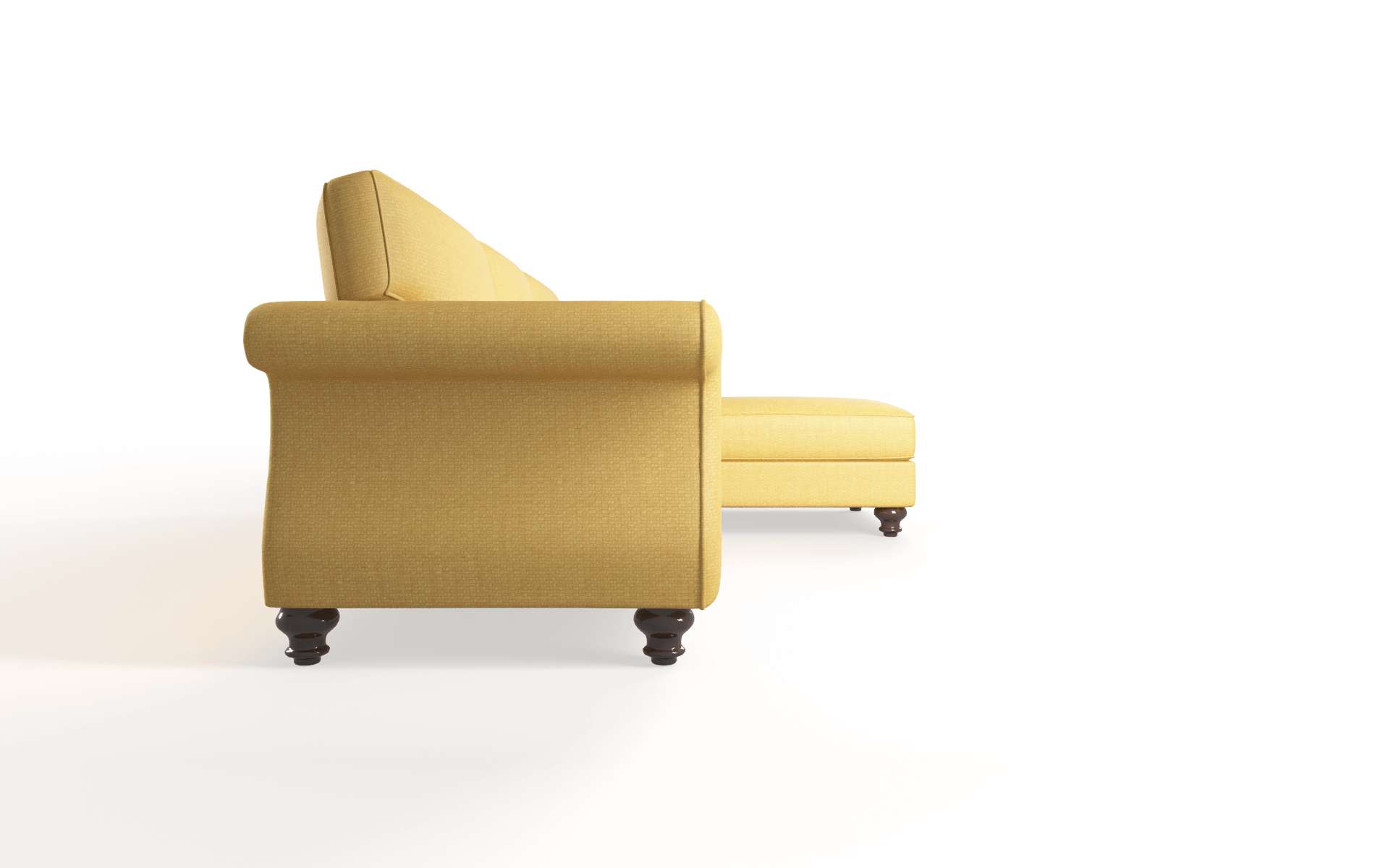 Pisa Tess Turmeric Panel espresso legs 3