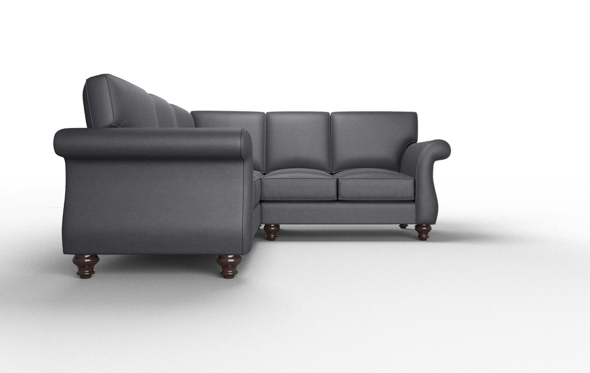 Pisa Urban_d Eclipse Sectional espresso legs 2