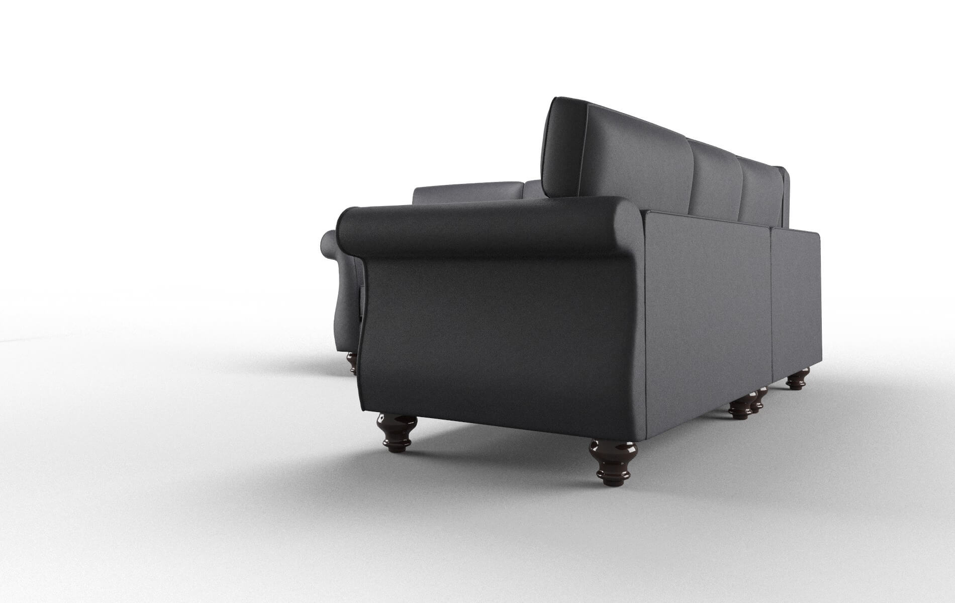 Pisa Urban_d Eclipse Sectional espresso legs 4