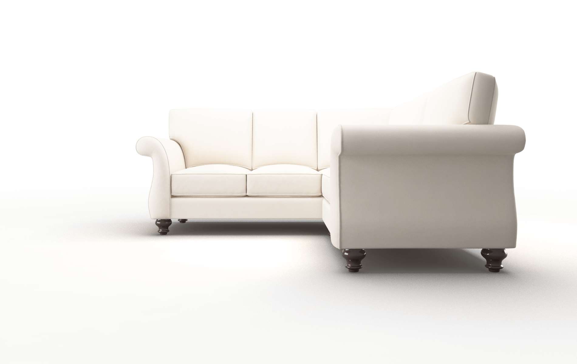 Pisa Urban_d Snow Sectional espresso legs 5
