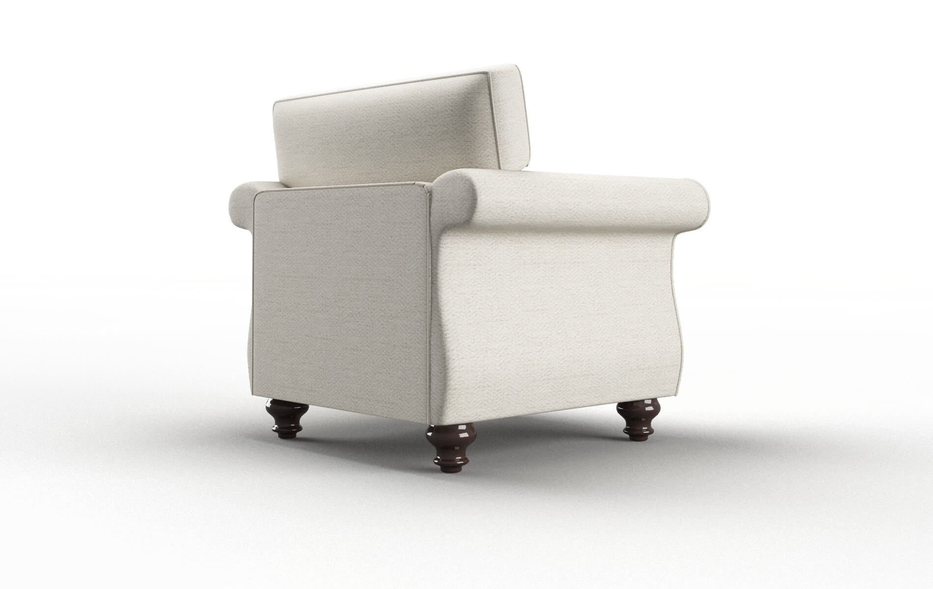 Pisa Venus Cream Chair espresso legs 5