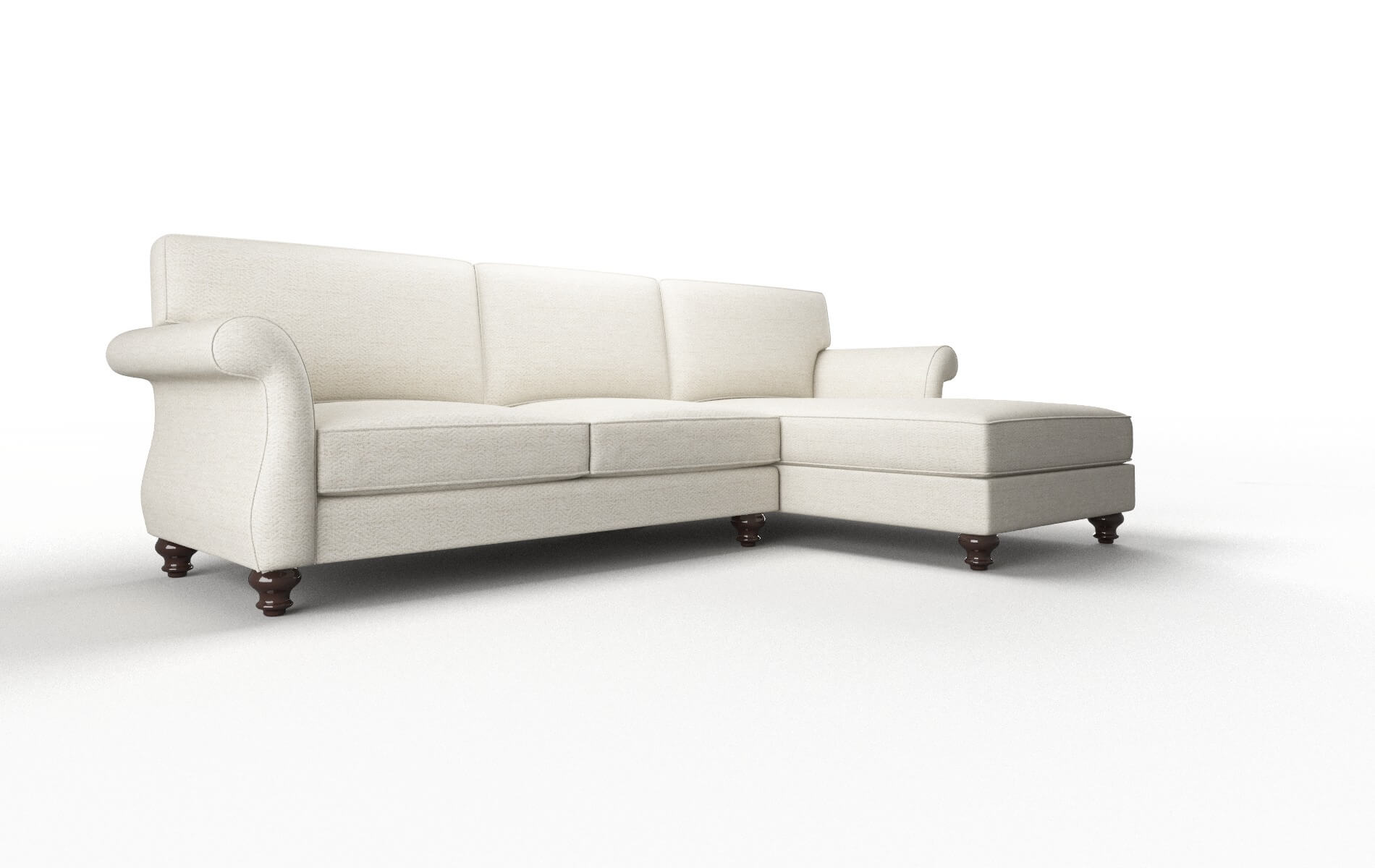 Pisa Venus Cream Panel espresso legs 2