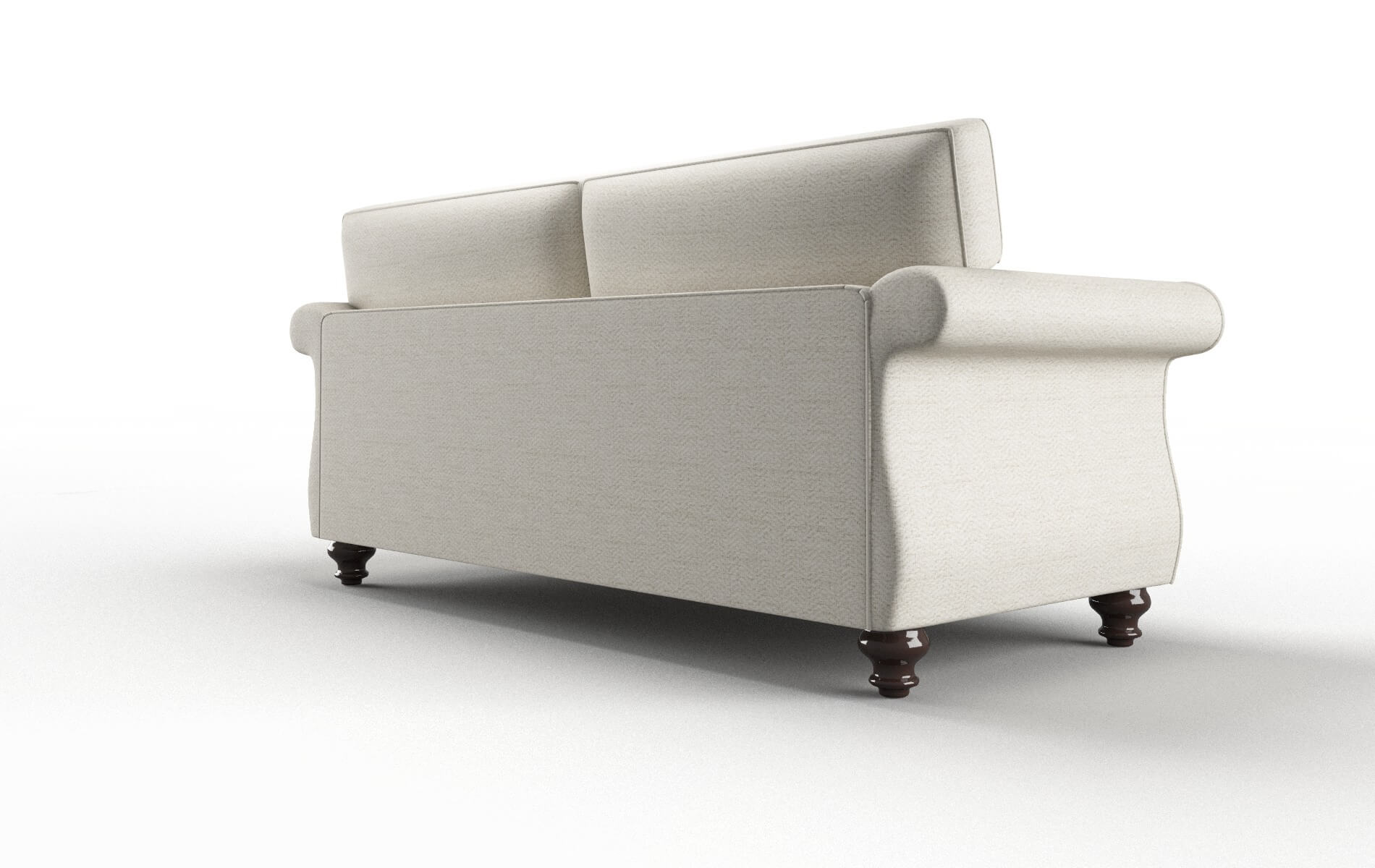 Pisa Venus Cream Sofa espresso legs 5