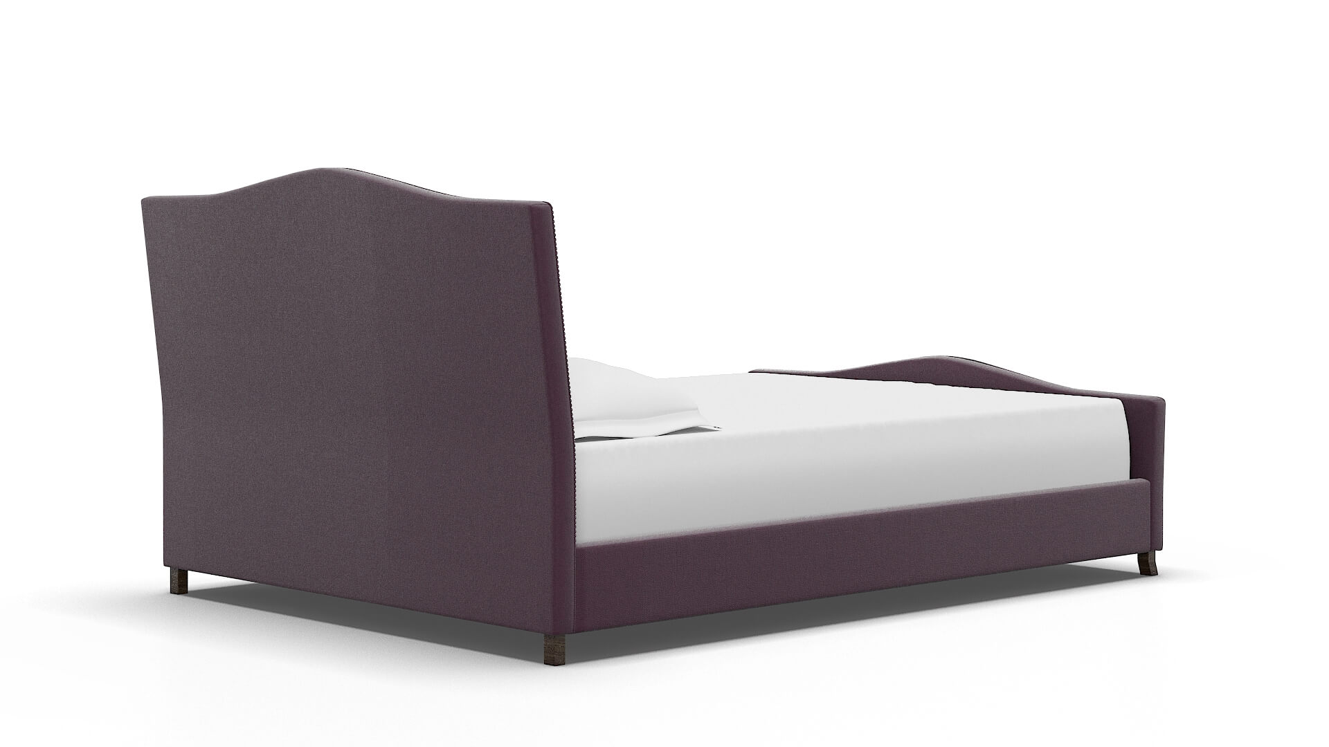 Prato Bella Aubergine Bed espresso legs 4
