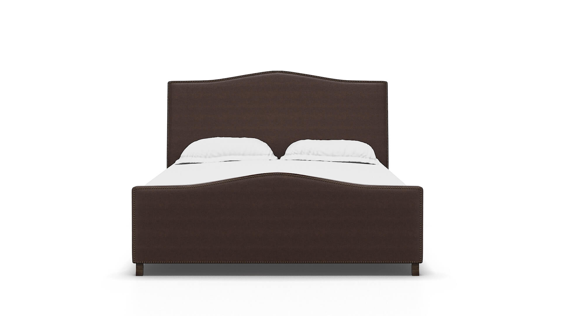 Prato Bella Espresso Bed espresso legs 1