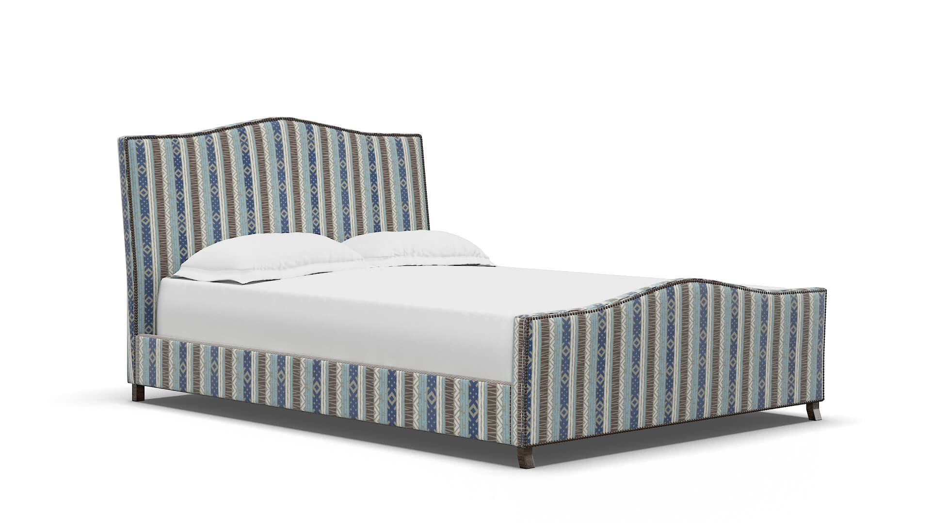 Prato Bodhi Indigo Bed espresso legs 2