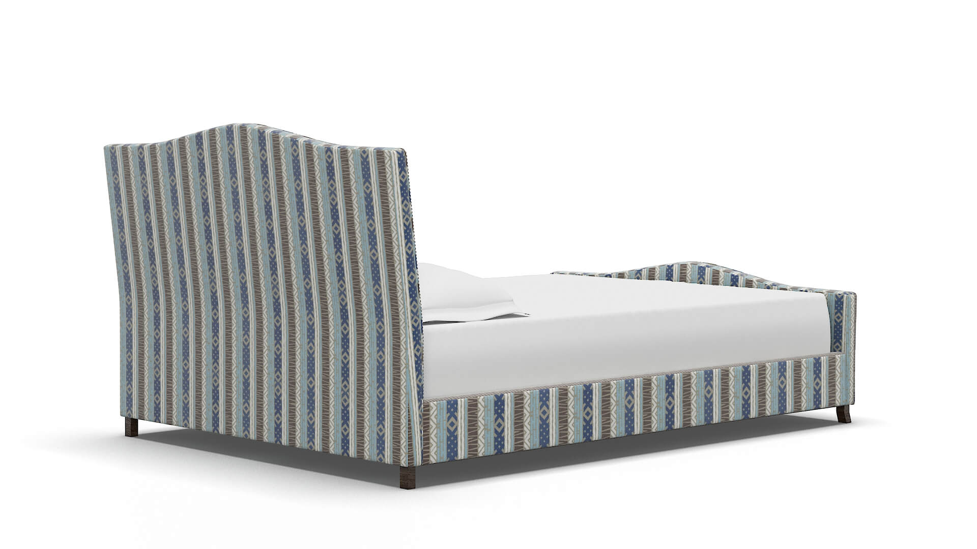 Prato Bodhi Indigo Bed espresso legs 4