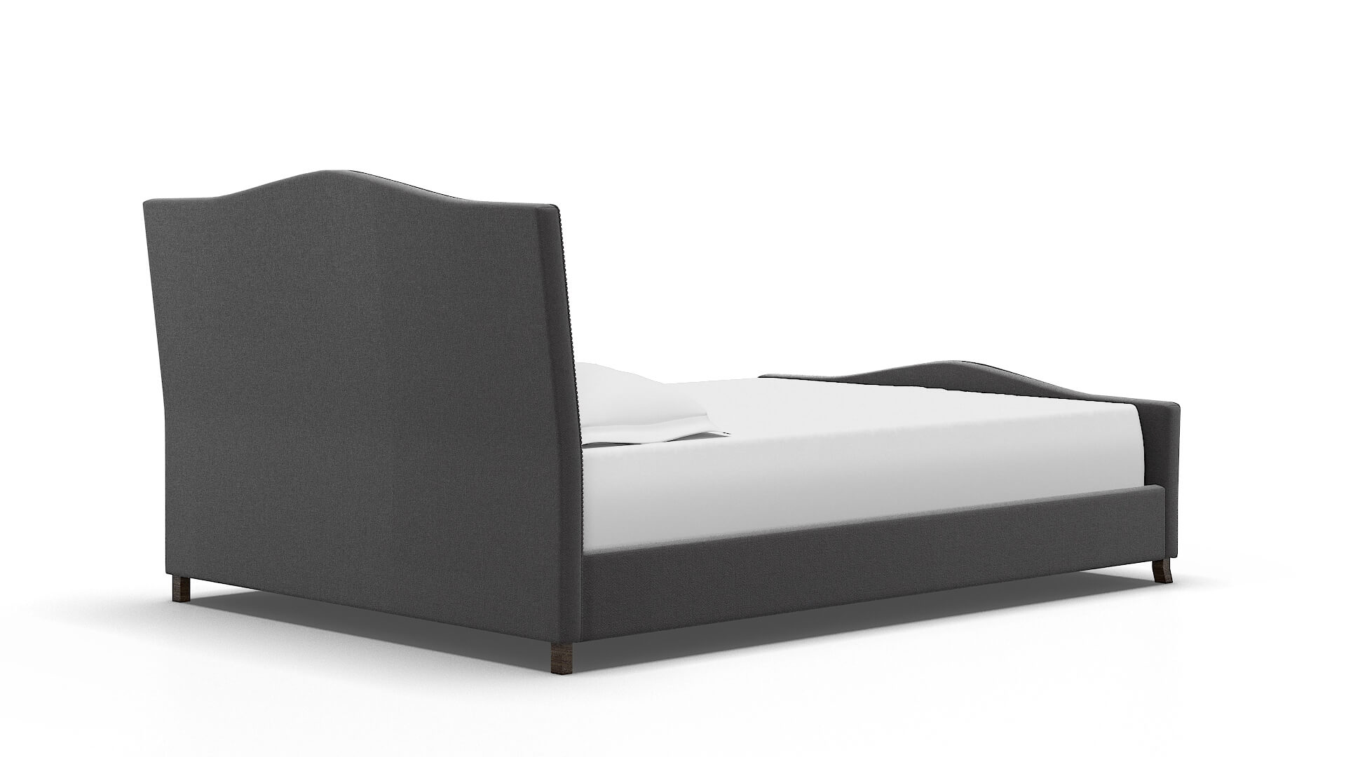 Prato Catalina Charcoal Bed espresso legs 4