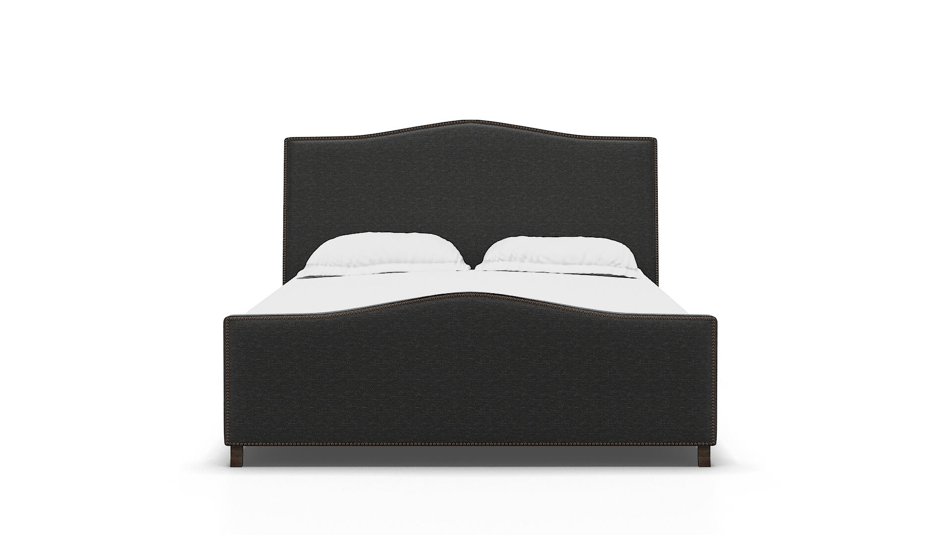 Prato Chance Denim Bed espresso legs 1