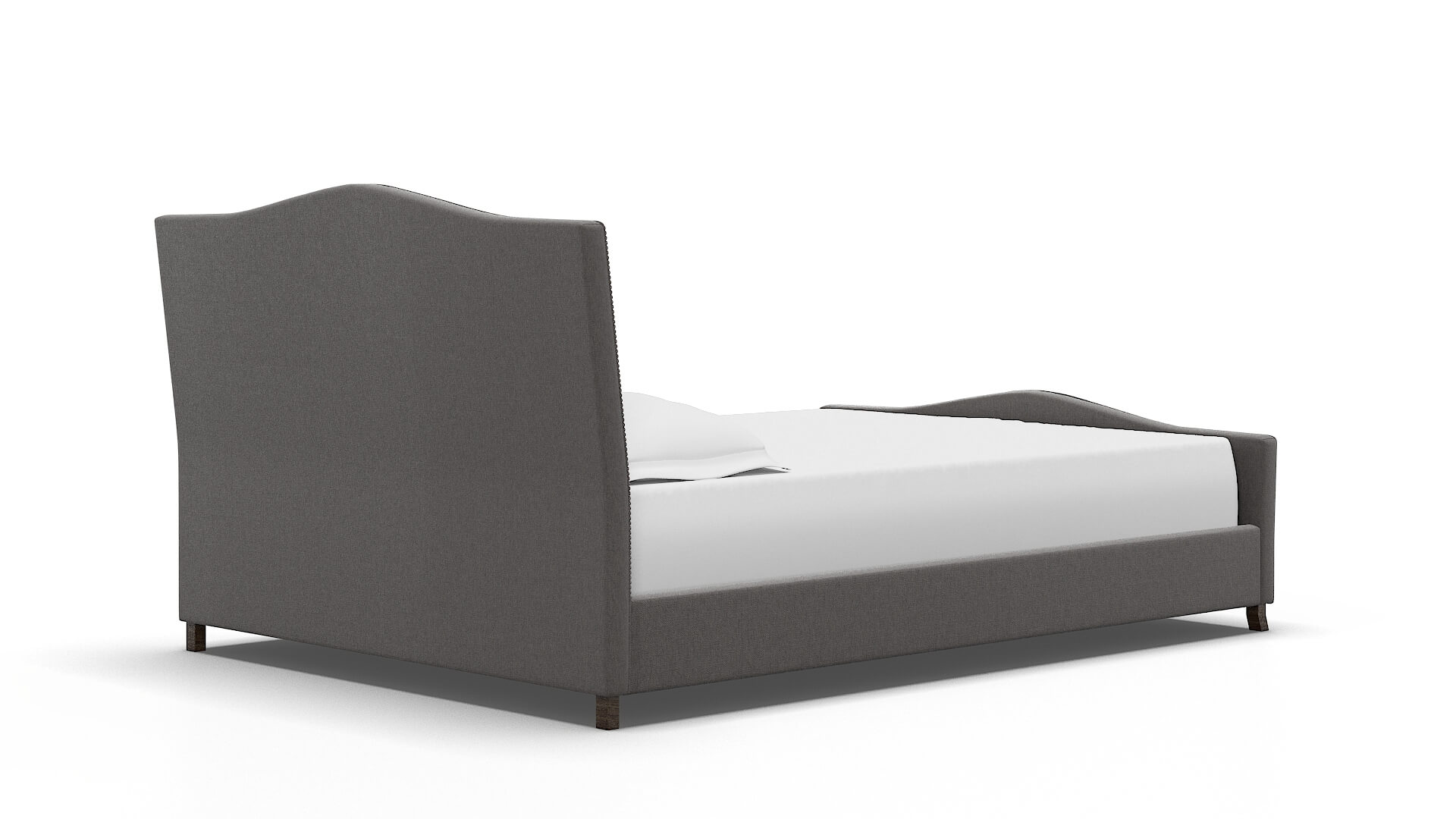 Prato Cosmo Charcoal Bed espresso legs 4