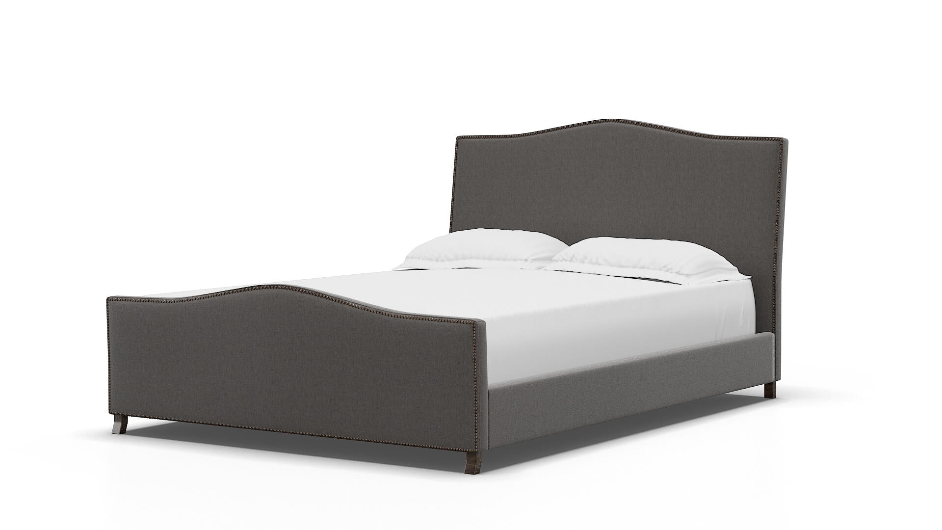 Prato Cosmo Charcoal Bed espresso legs 5
