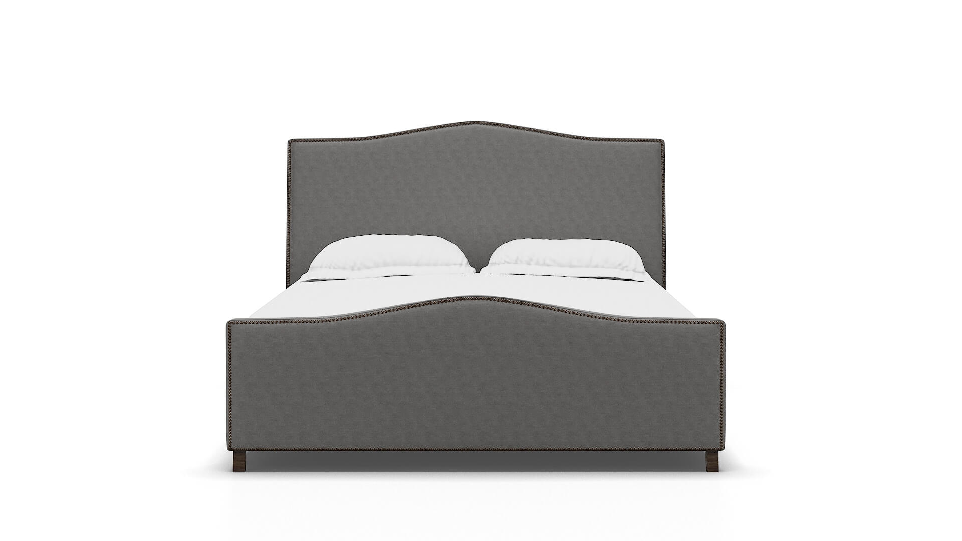Prato Dream_d Charcoal Bed espresso legs 1