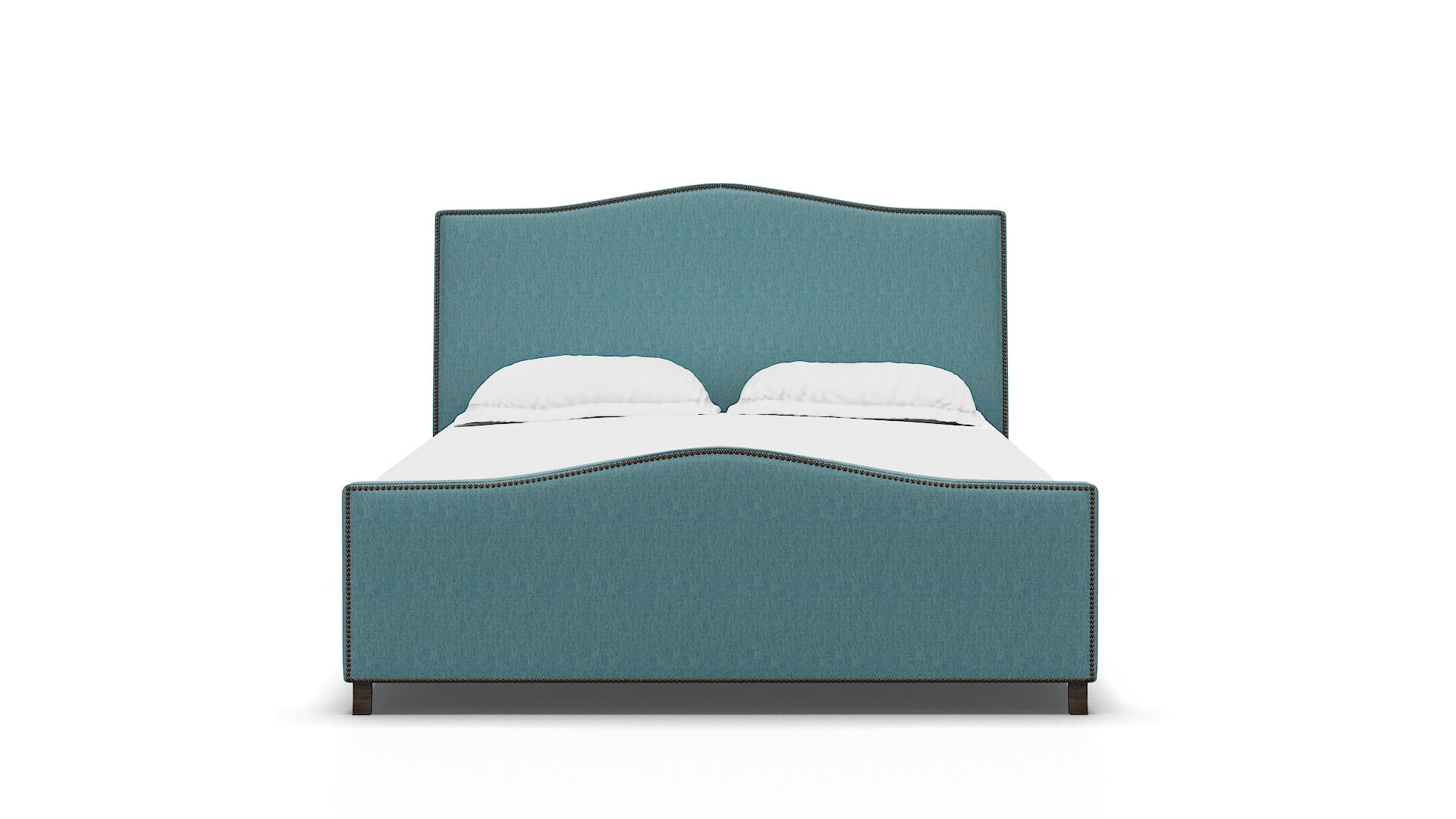 Prato Durham Pine Bed espresso legs 1