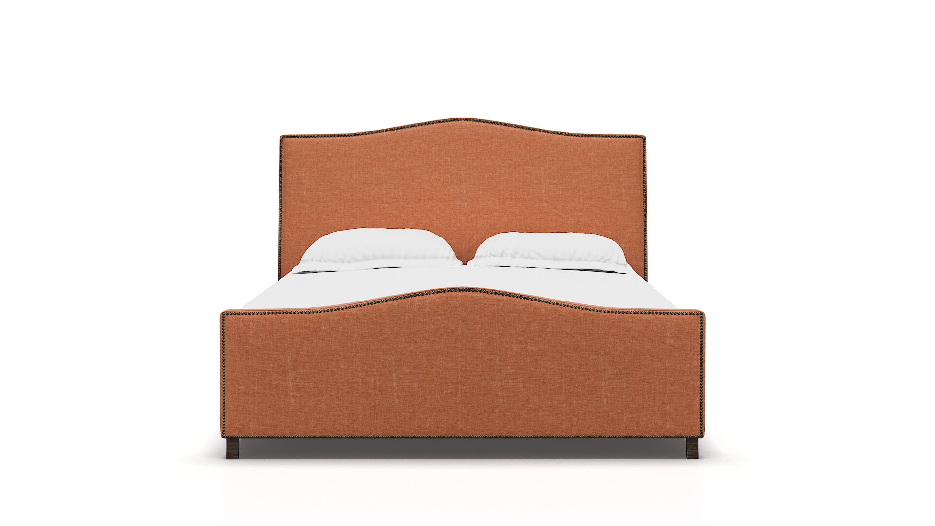 Prato Hepburn Appricot Bed espresso legs 1