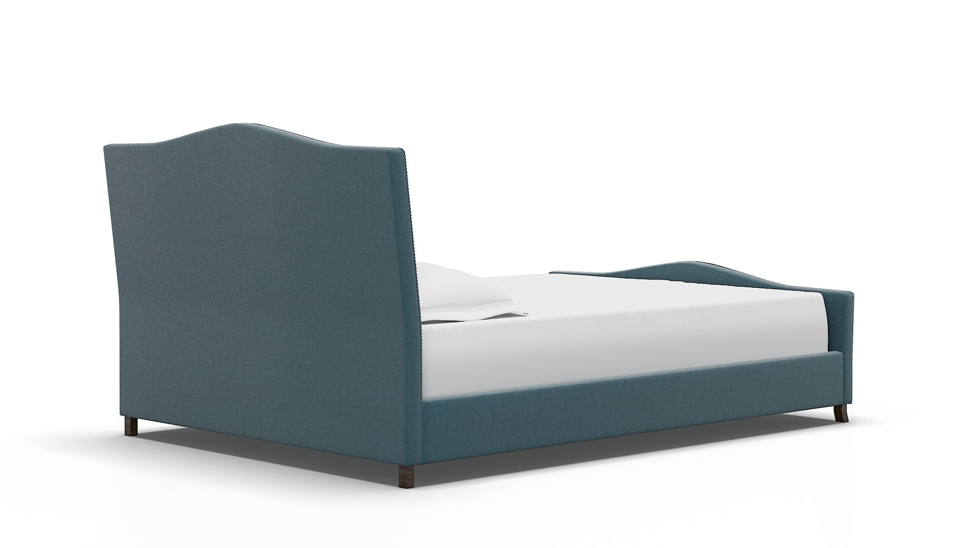 Prato Hepburn Teal Bed espresso legs 4