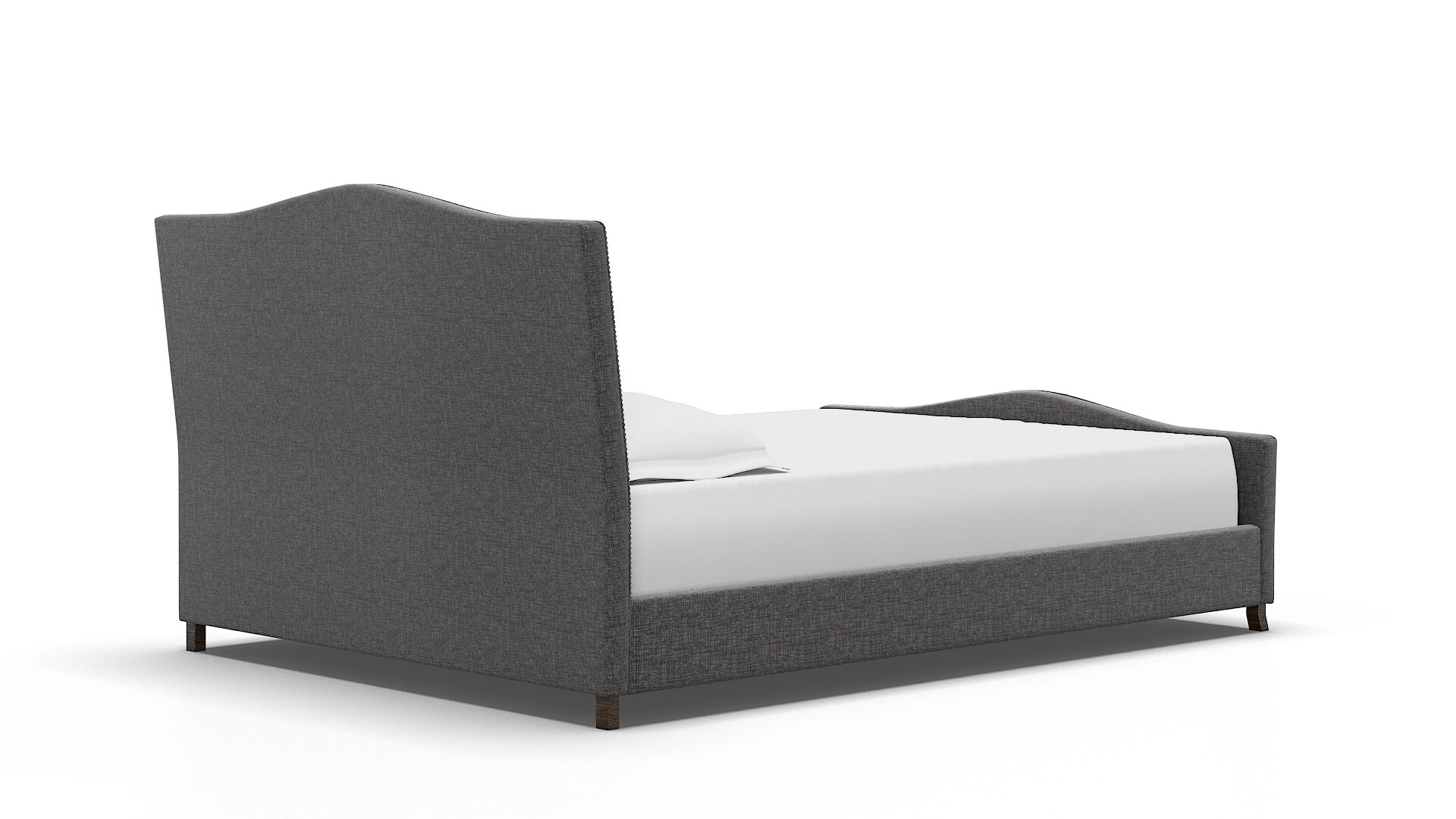 Prato Insight Charcoal Bed espresso legs 4