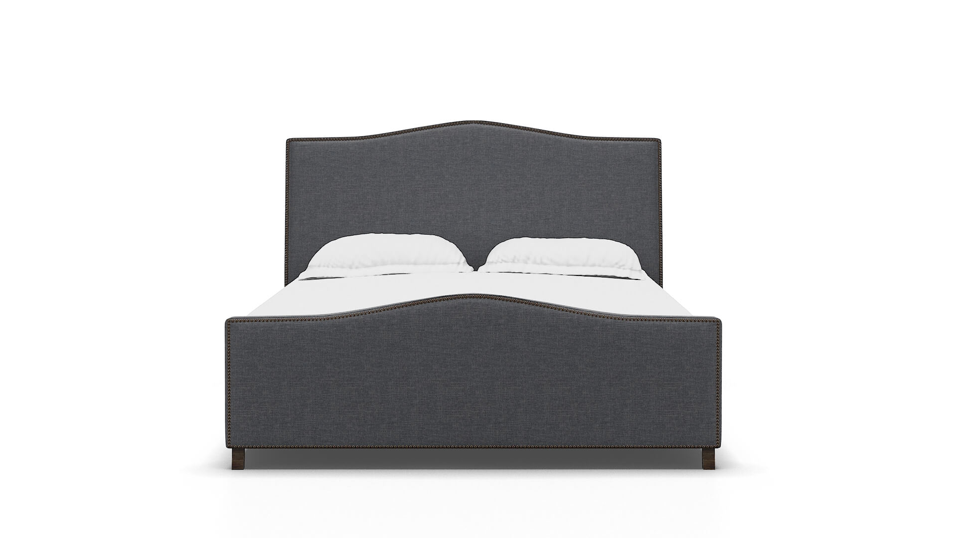 Prato Keylargo Graphite Bed espresso legs 1
