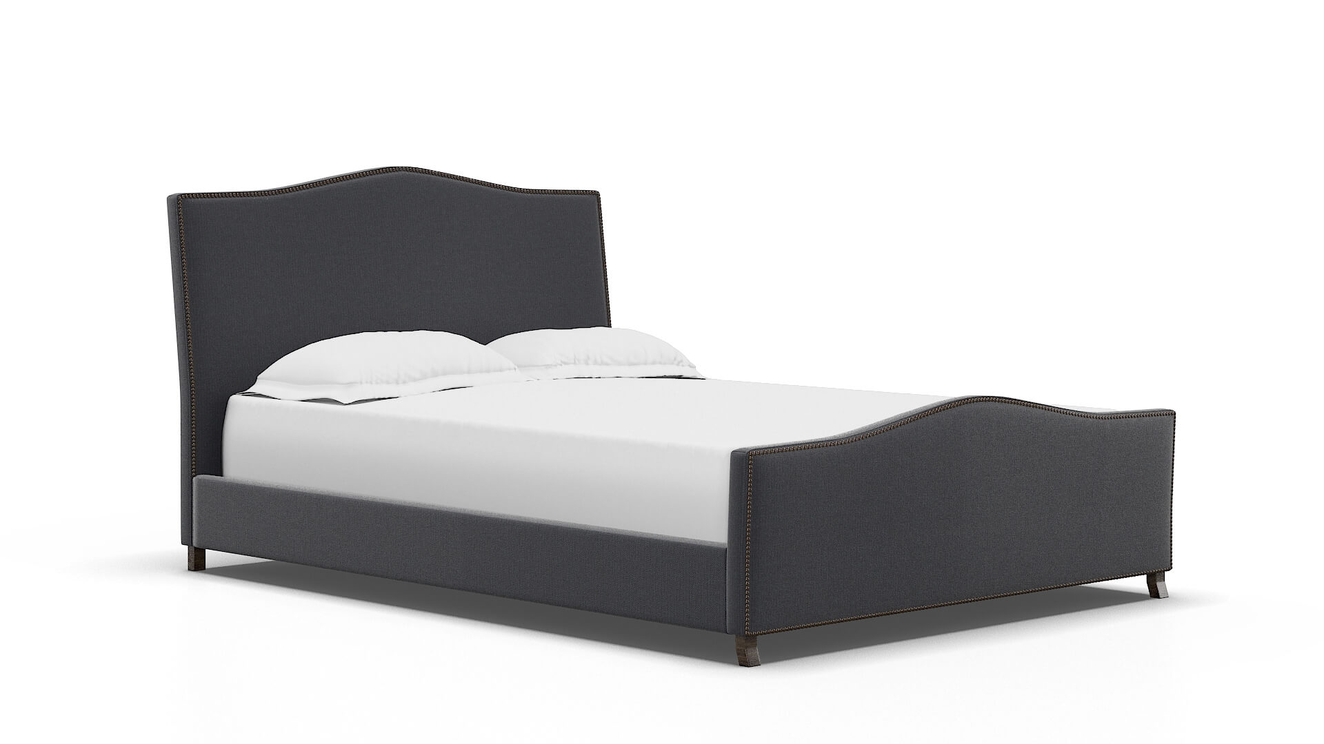 Prato Parker Midnight Bed espresso legs 2