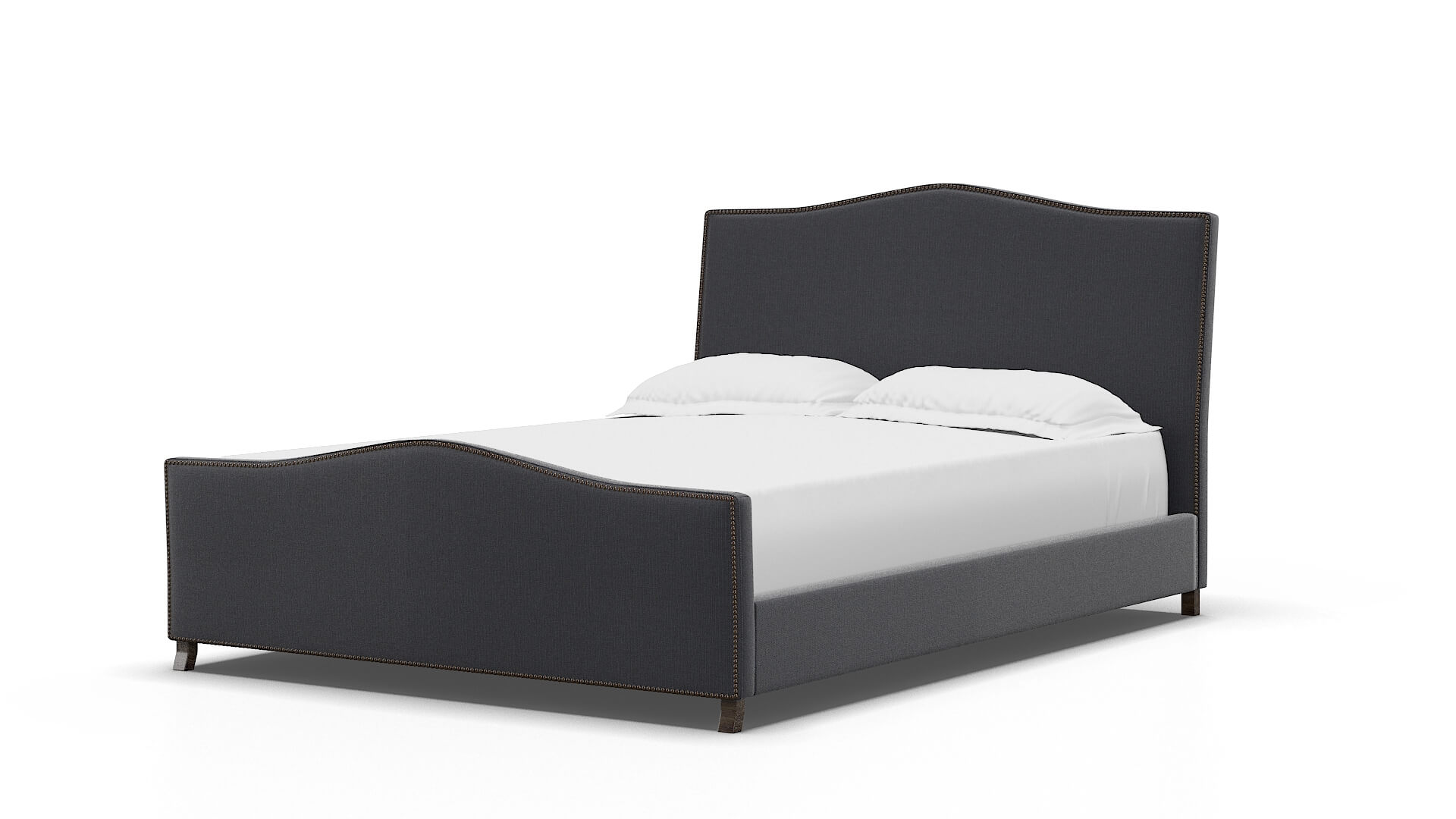Prato Parker Midnight Bed espresso legs 5