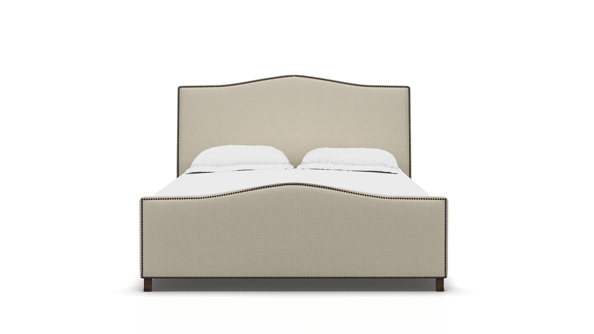 Prato Phoenix Ivory Bed espresso legs 1