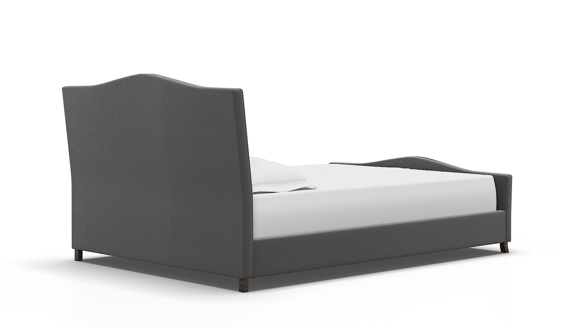Prato Rocket Charcoal Bed espresso legs 4