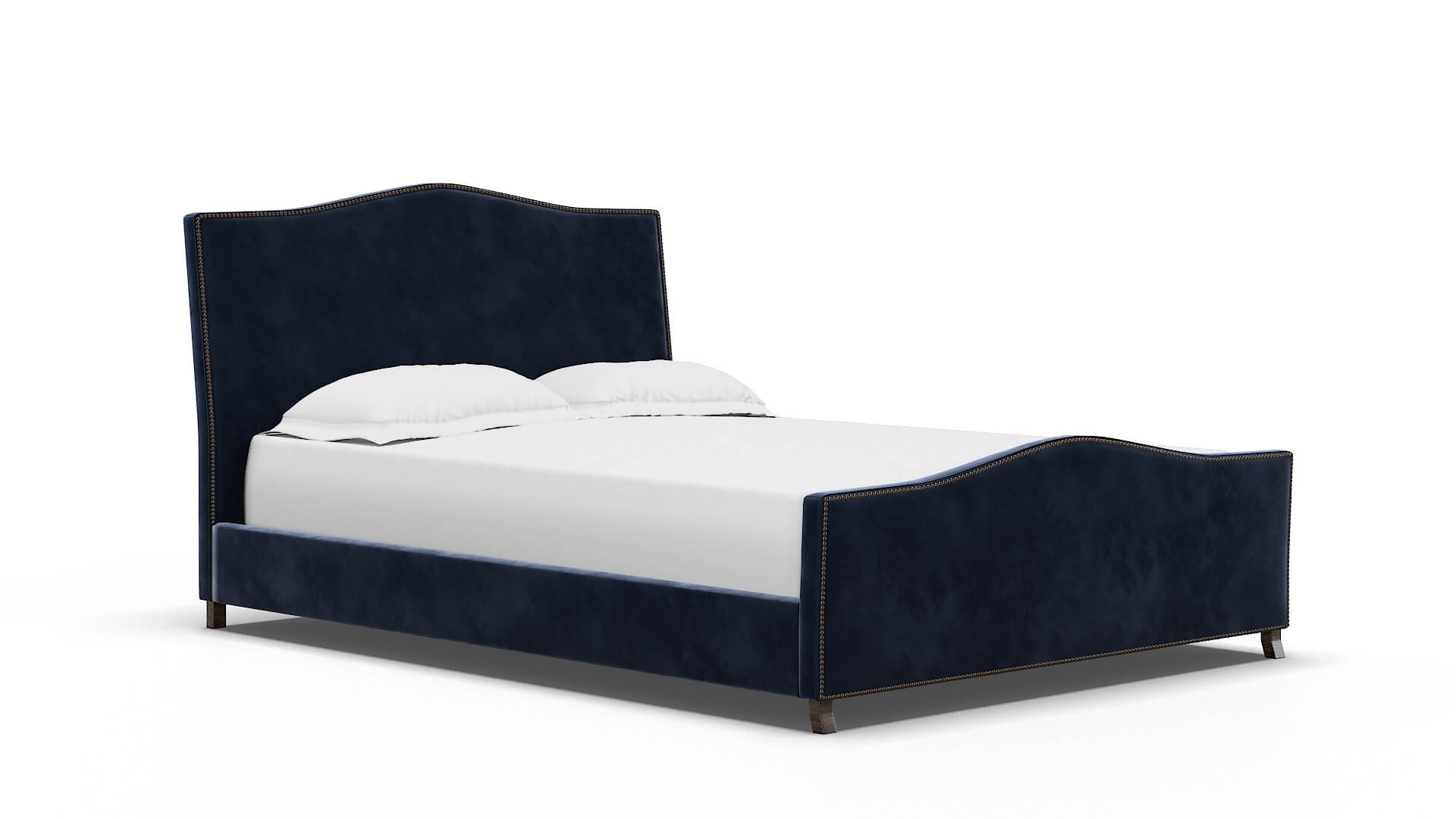Prato Royale Cobalt Bed espresso legs 2