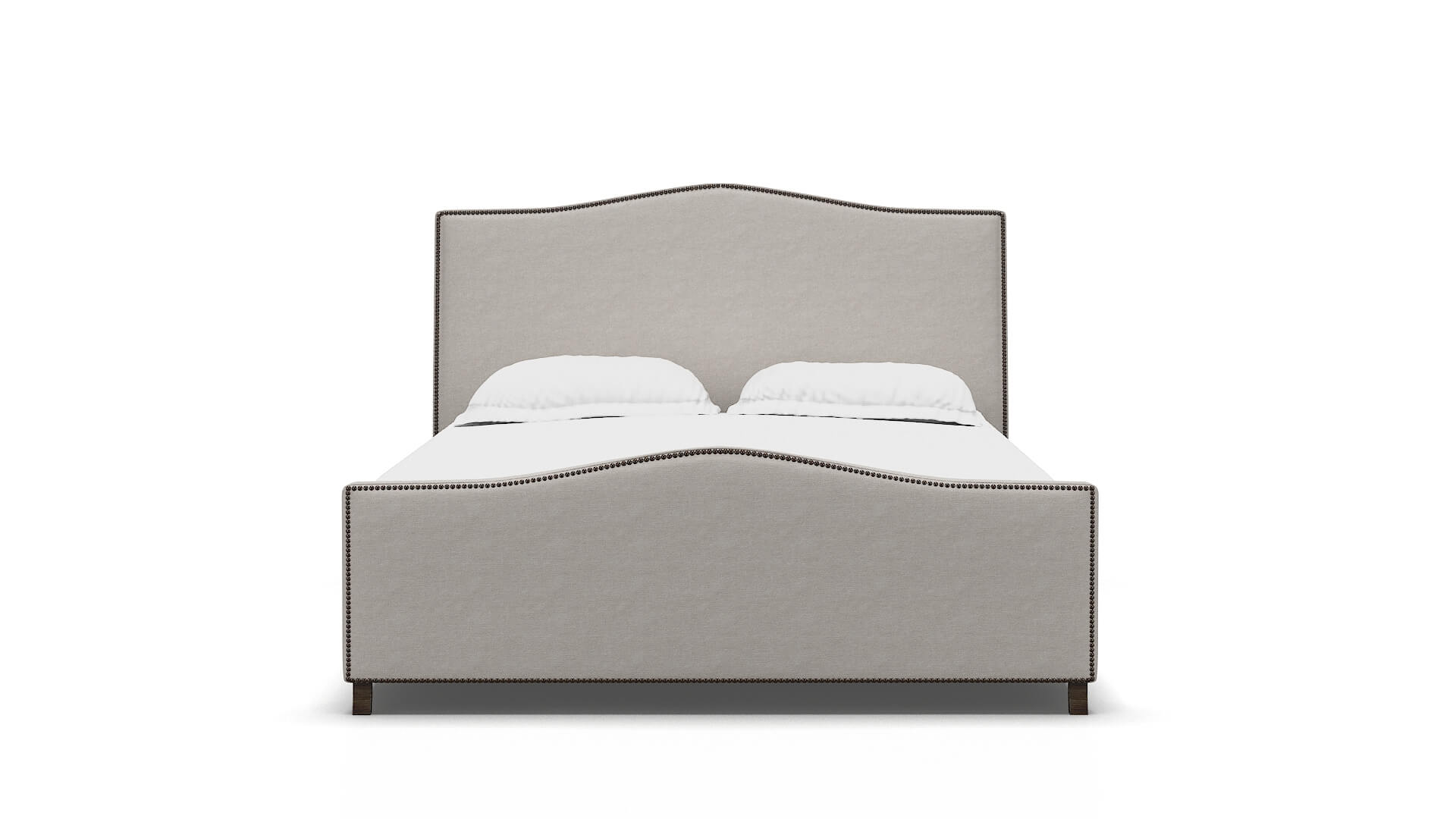 Prato Suave Dove Bed espresso legs 1