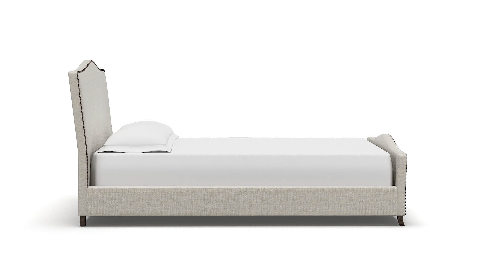 Prato Venus Cream Bed espresso legs 3