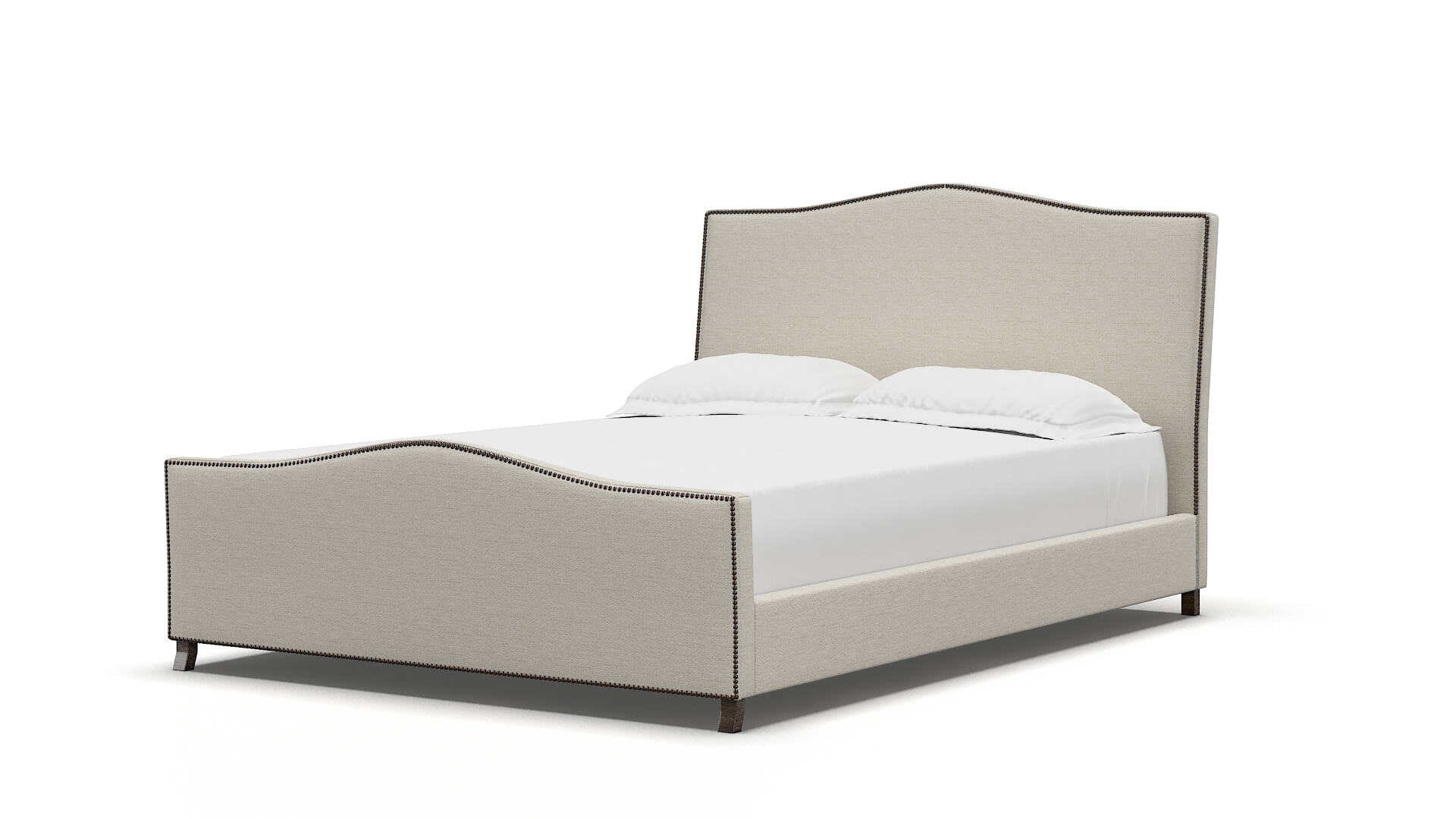 Prato Venus Cream Bed espresso legs 5