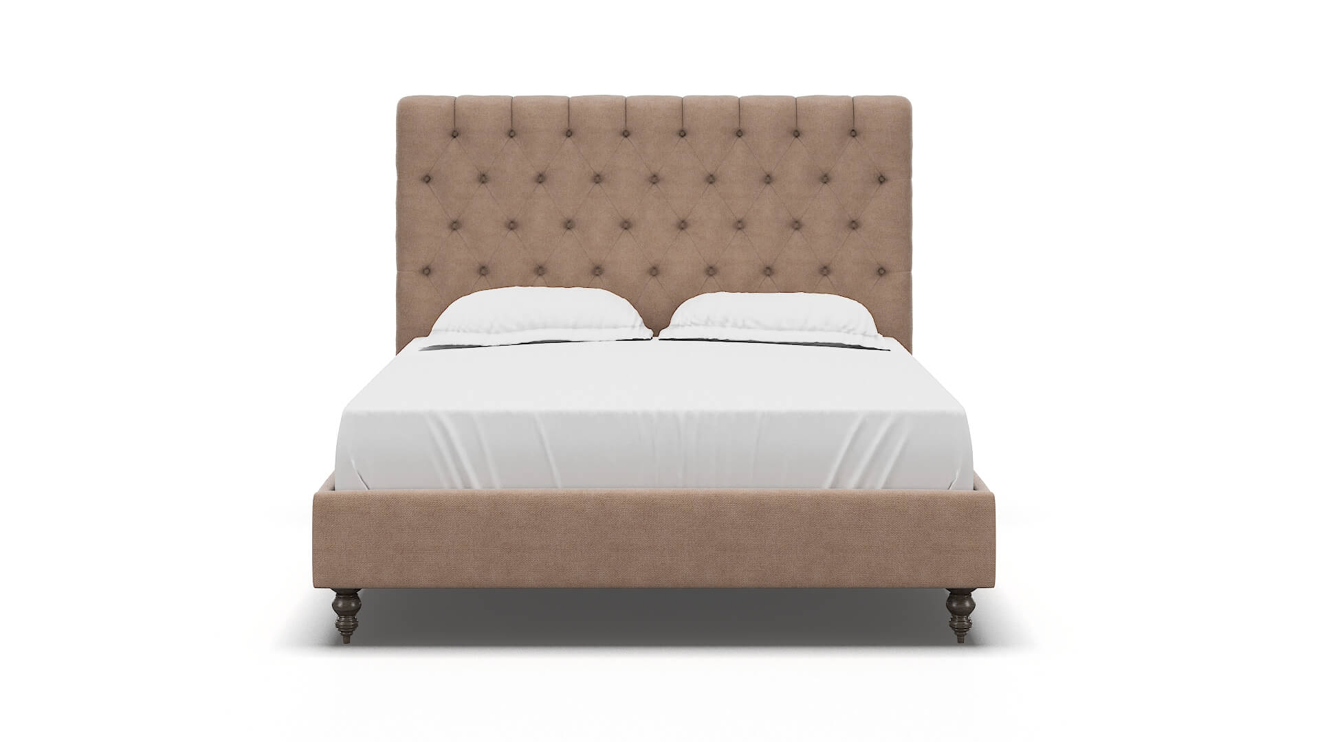 Remy Bella Cocoa Bed espresso legs 1