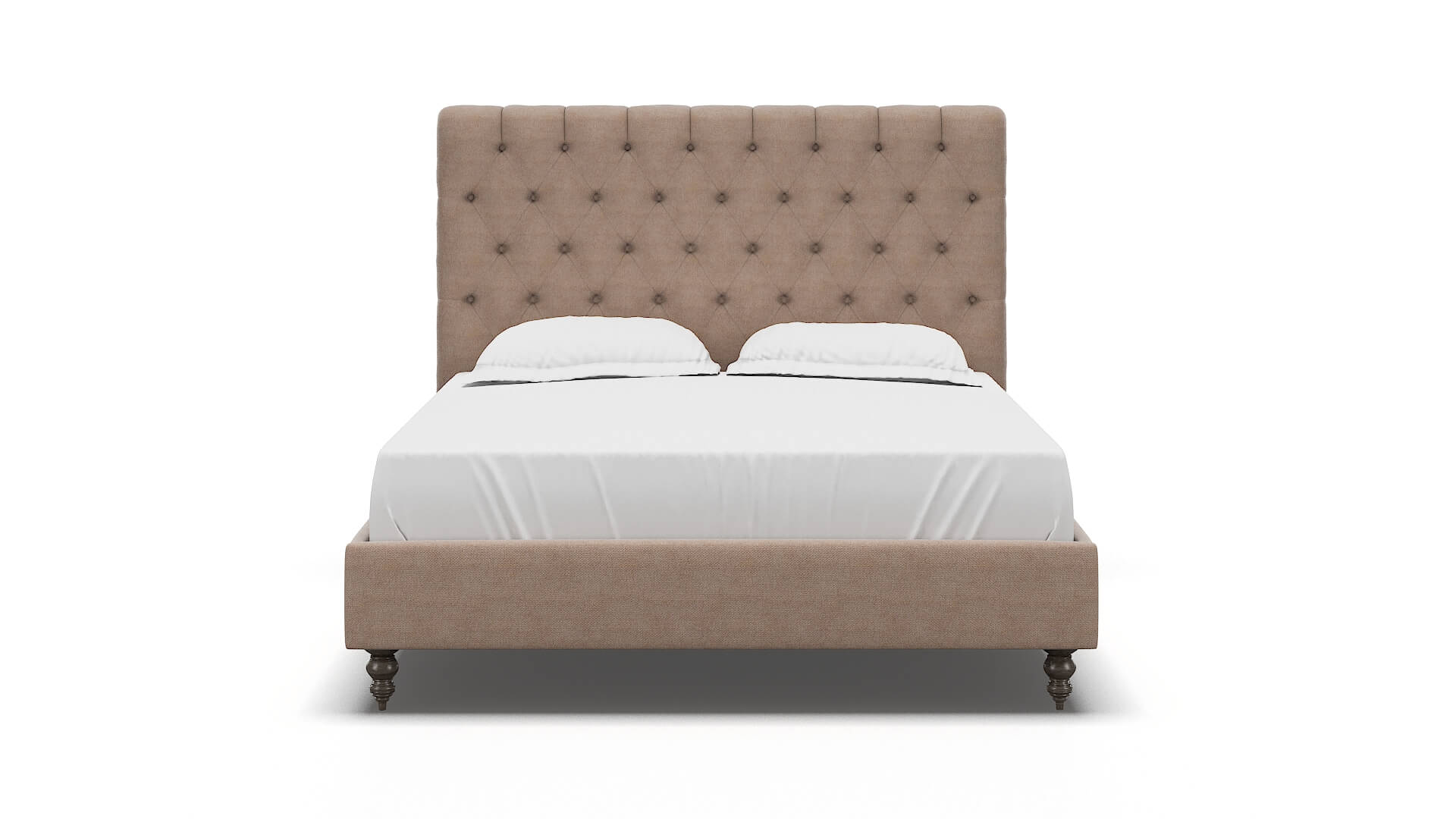 Remy Bella Pewter Bed espresso legs 1