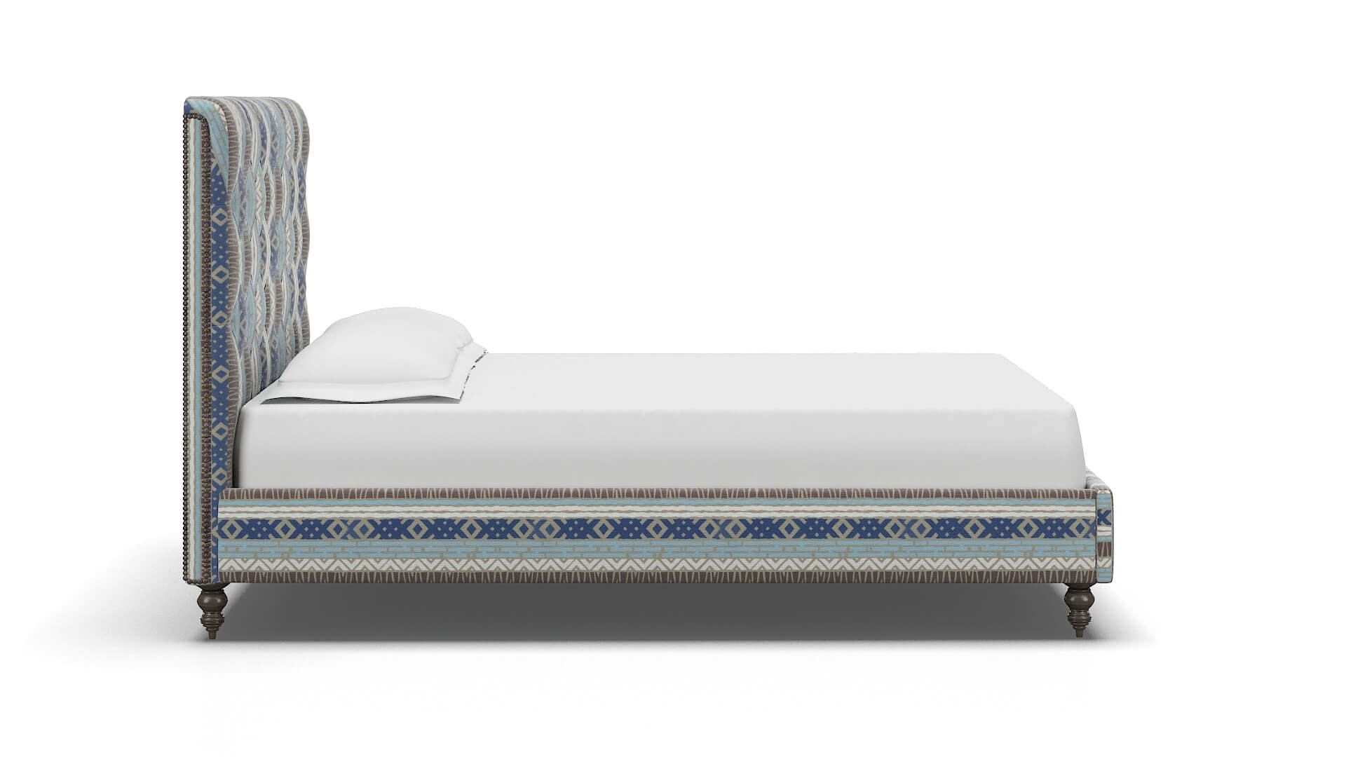 Remy Bodhi Indigo Bed espresso legs 3