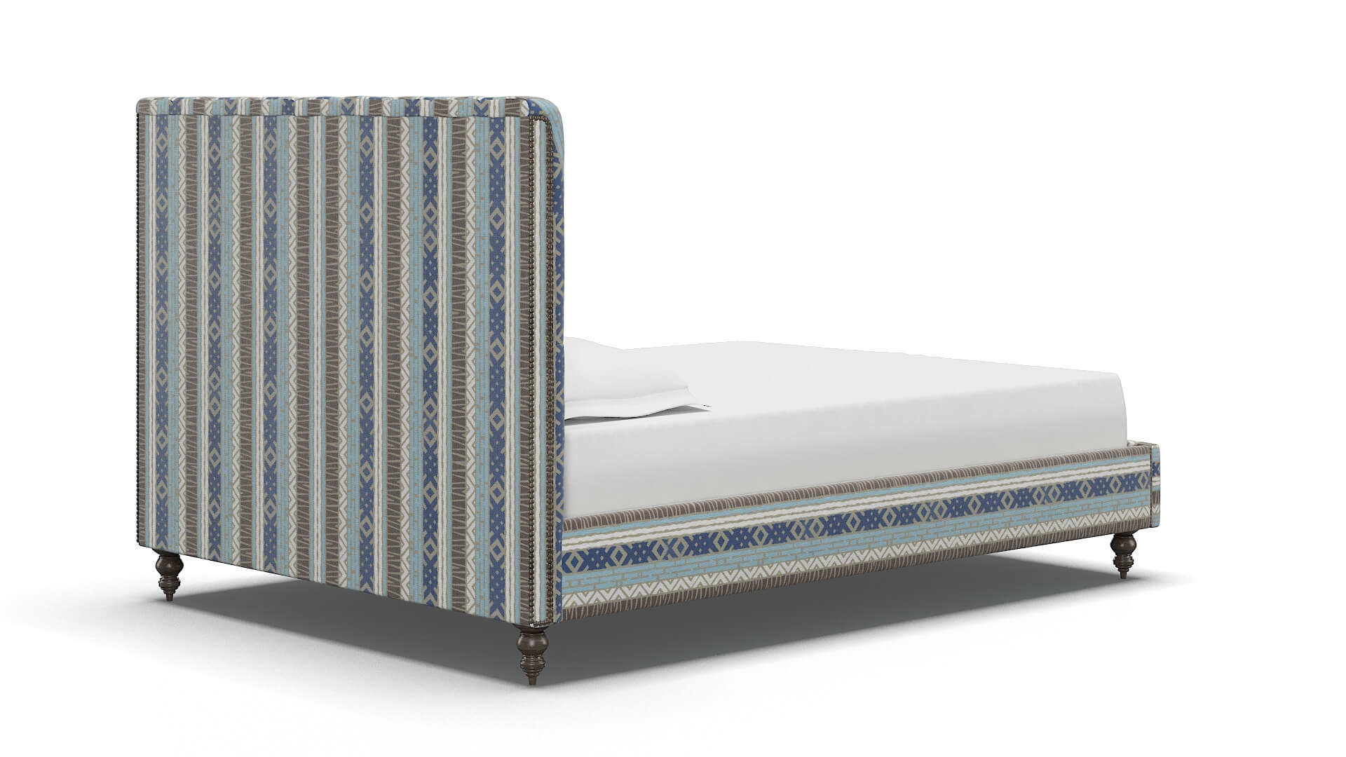 Remy Bodhi Indigo Bed espresso legs 4