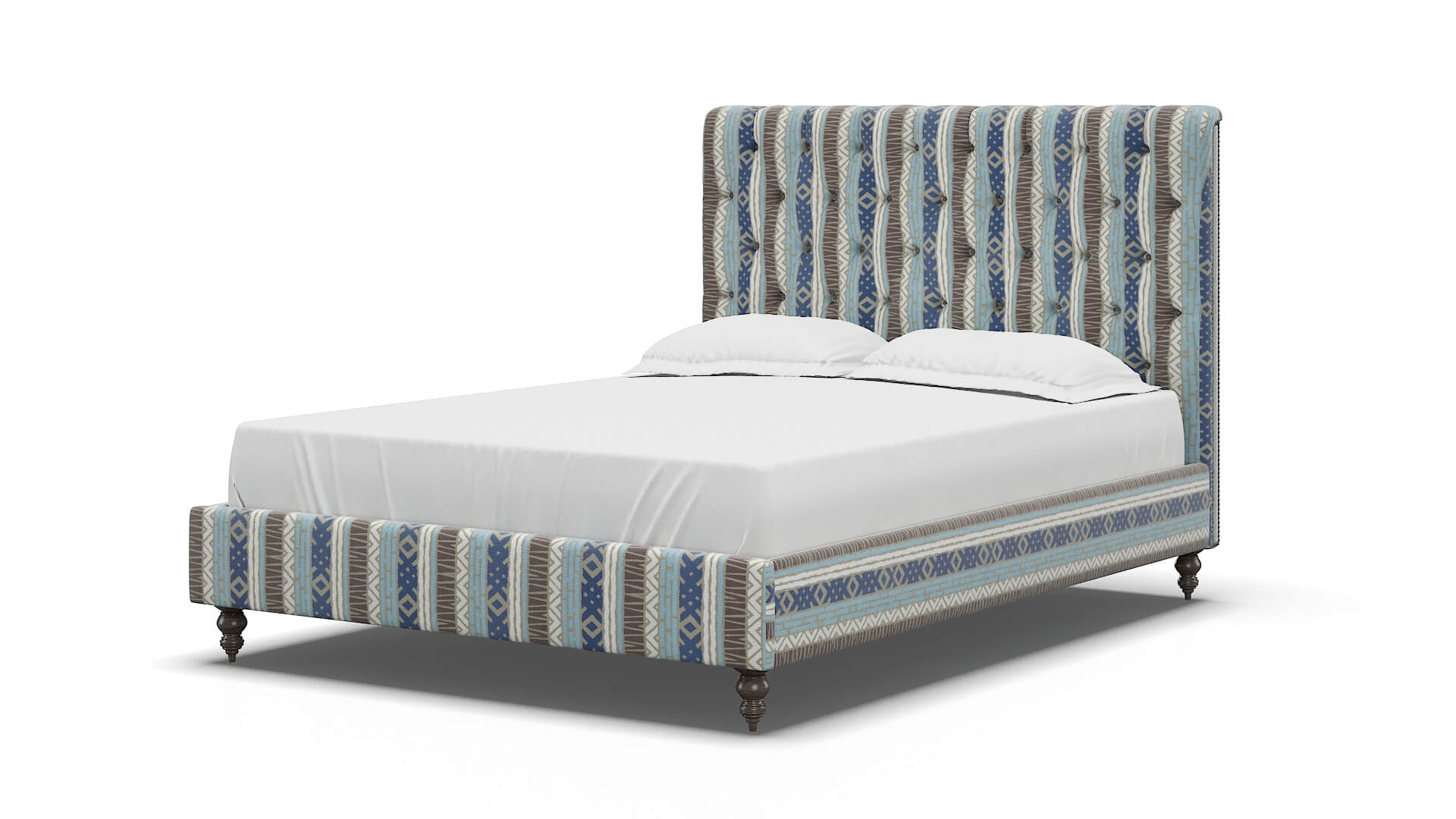 Remy Bodhi Indigo Bed espresso legs 5