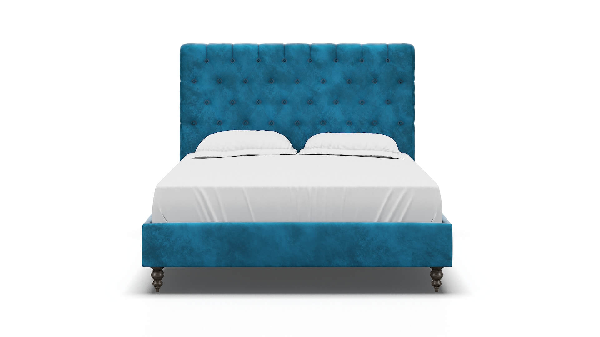 Remy Buzz Teal Bed espresso legs 1