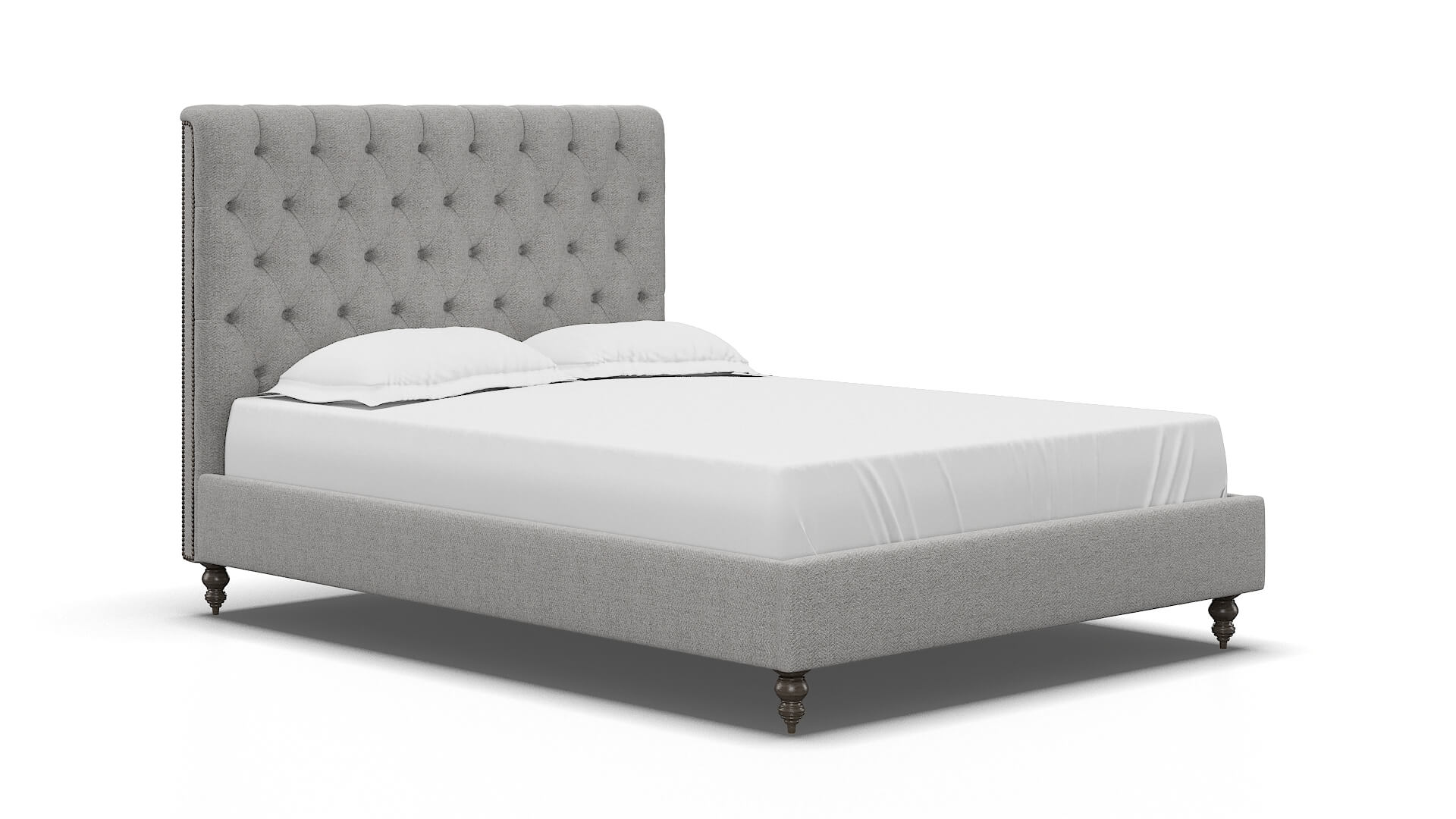 Remy Catalina Silver Bed espresso legs 2
