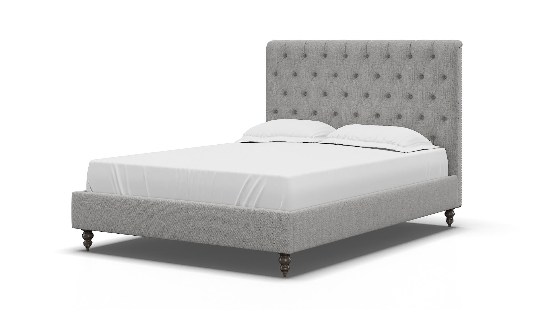 Remy Catalina Silver Bed espresso legs 5