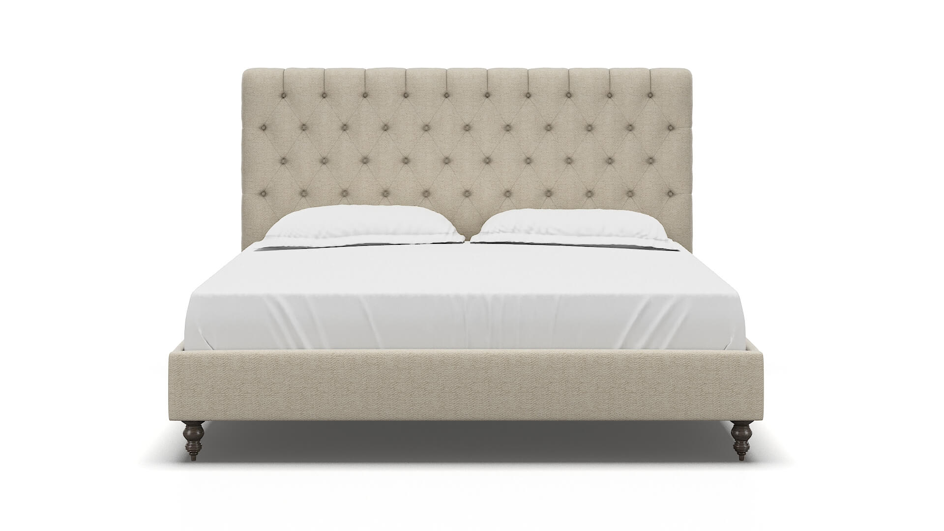 Remy Catalina Wheat Bed King espresso legs 1