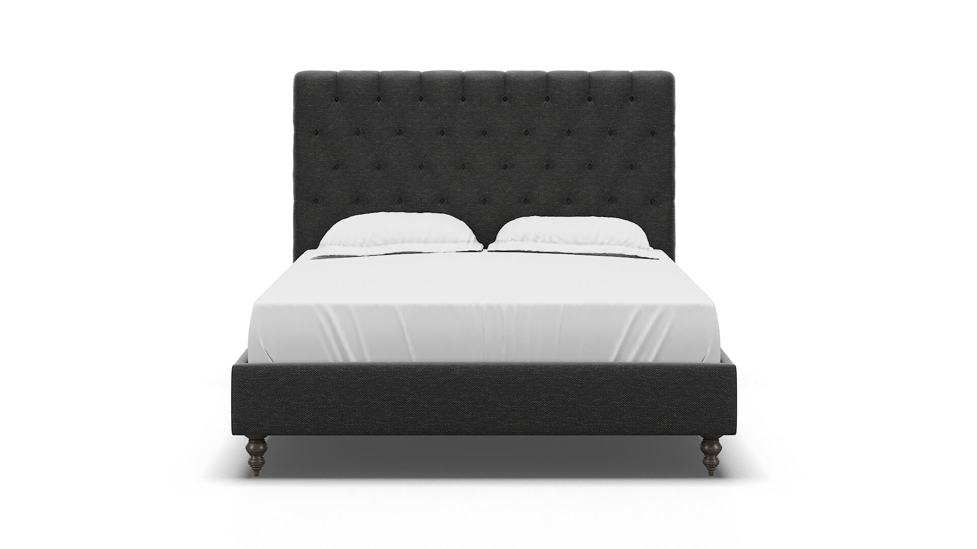 Remy Chance Denim Bed espresso legs 1