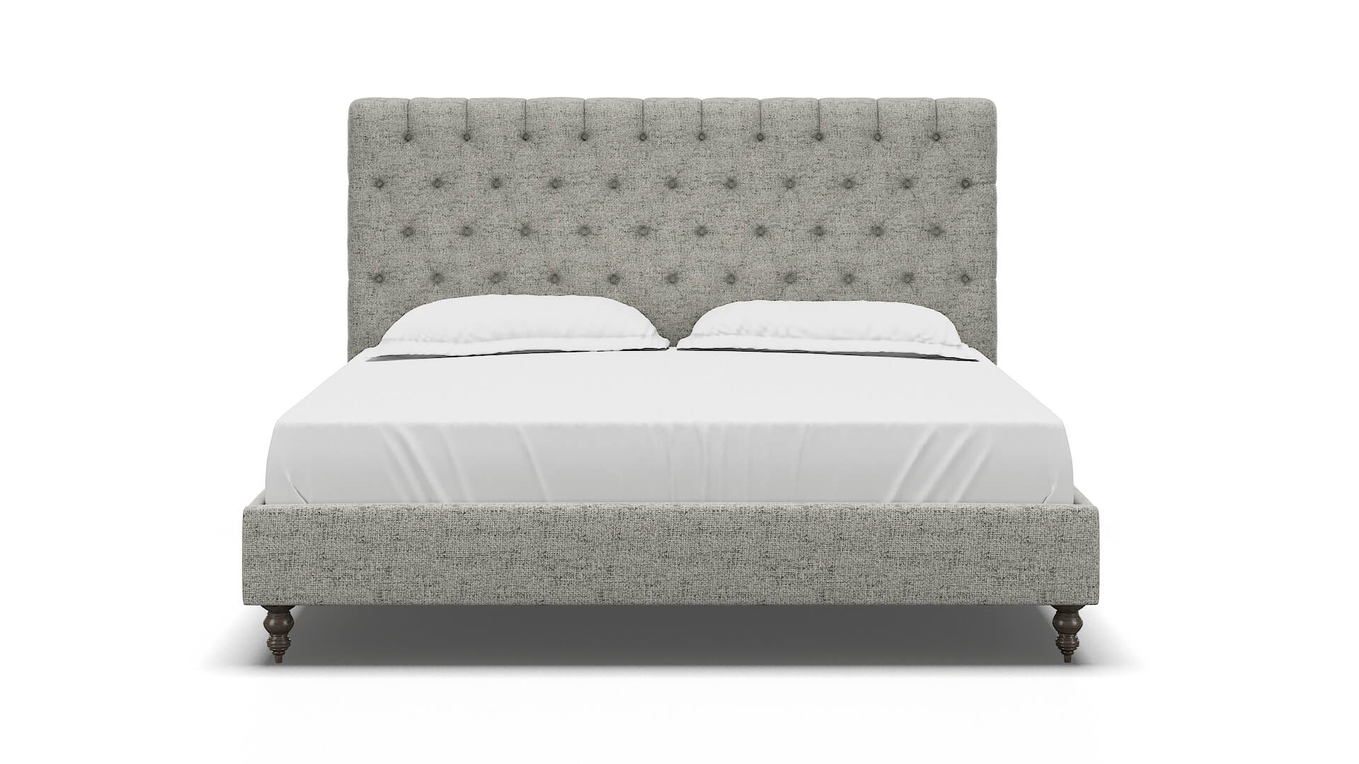 Remy Derby Silver Bed King espresso legs 1