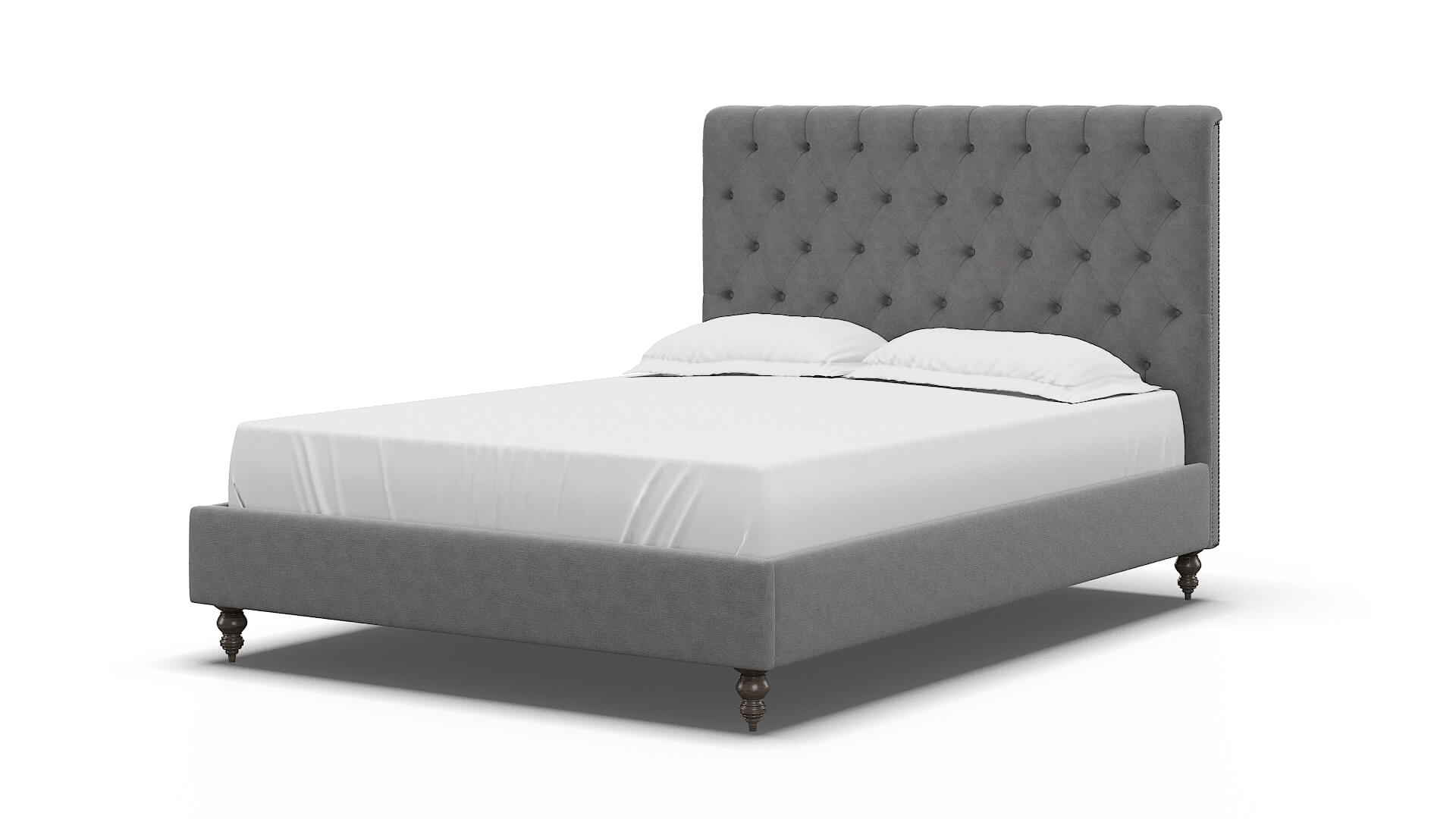 Remy Dream_d Charcoal Bed espresso legs 5